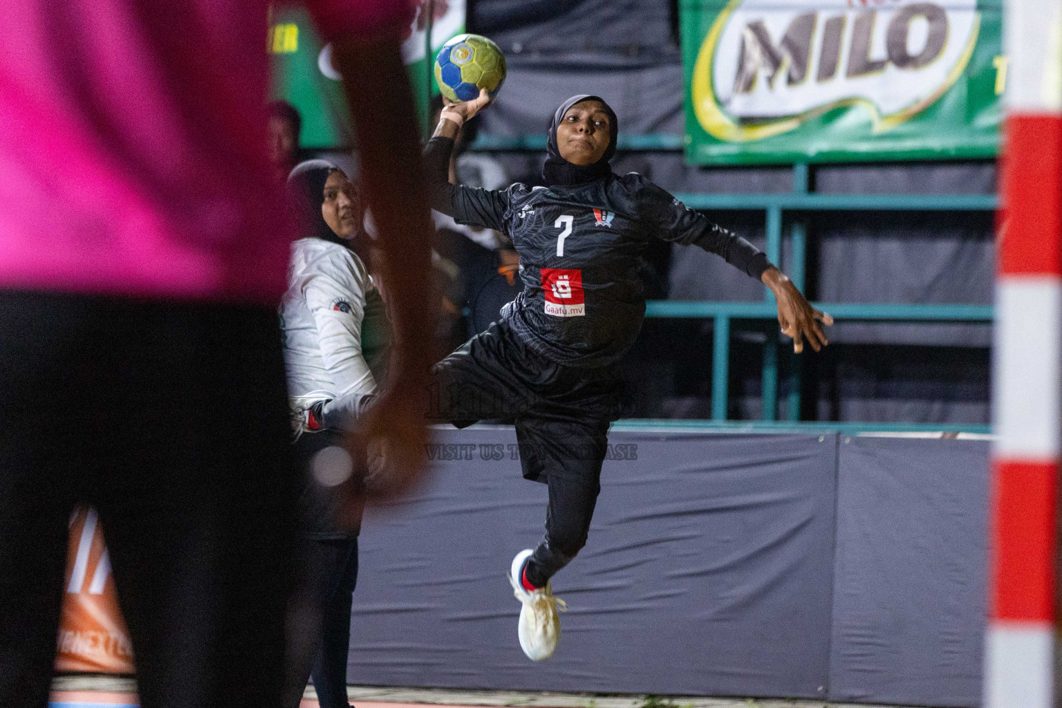 Day 18 of 10th National Handball Tournament 2023, held in Handball ground, Male', Maldives on Sunday, 17th December 2023 Photos: Nausham Waheed/ Images.mv