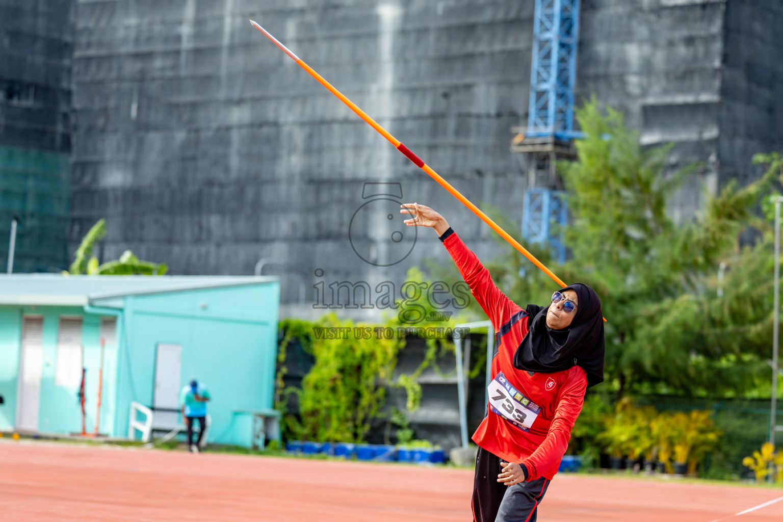 Day 2 of MWSC Interschool Athletics Championships 2024 held in Hulhumale Running Track, Hulhumale, Maldives on Sunday, 10th November 2024. 
Photos by: Hassan Simah / Images.mv