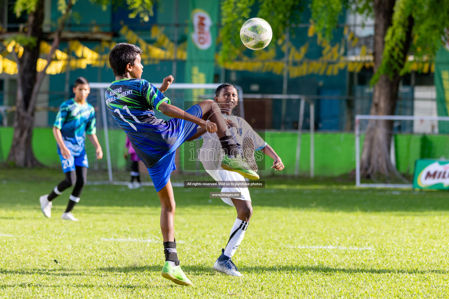 Day 1 of MILO Academy Championship 2023 (U12) was held in Henveiru Football Grounds, Male', Maldives, on Friday, 18th August 2023.