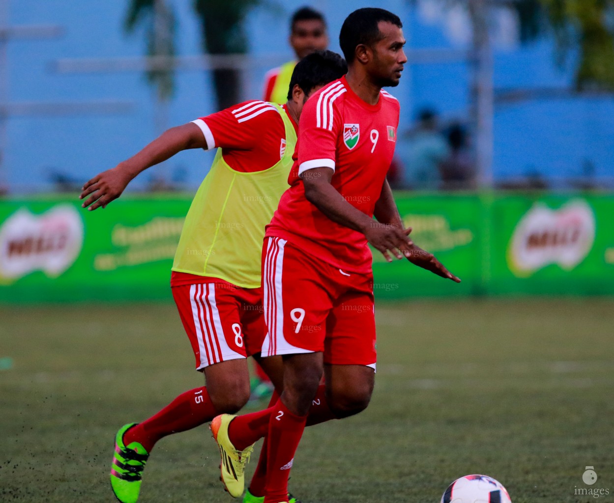 Exhibition Match Practice Session in Male', Maldives, Sunday , August . 28, 2016.(Images.mv Photo/ Abdulla Abeedh).
