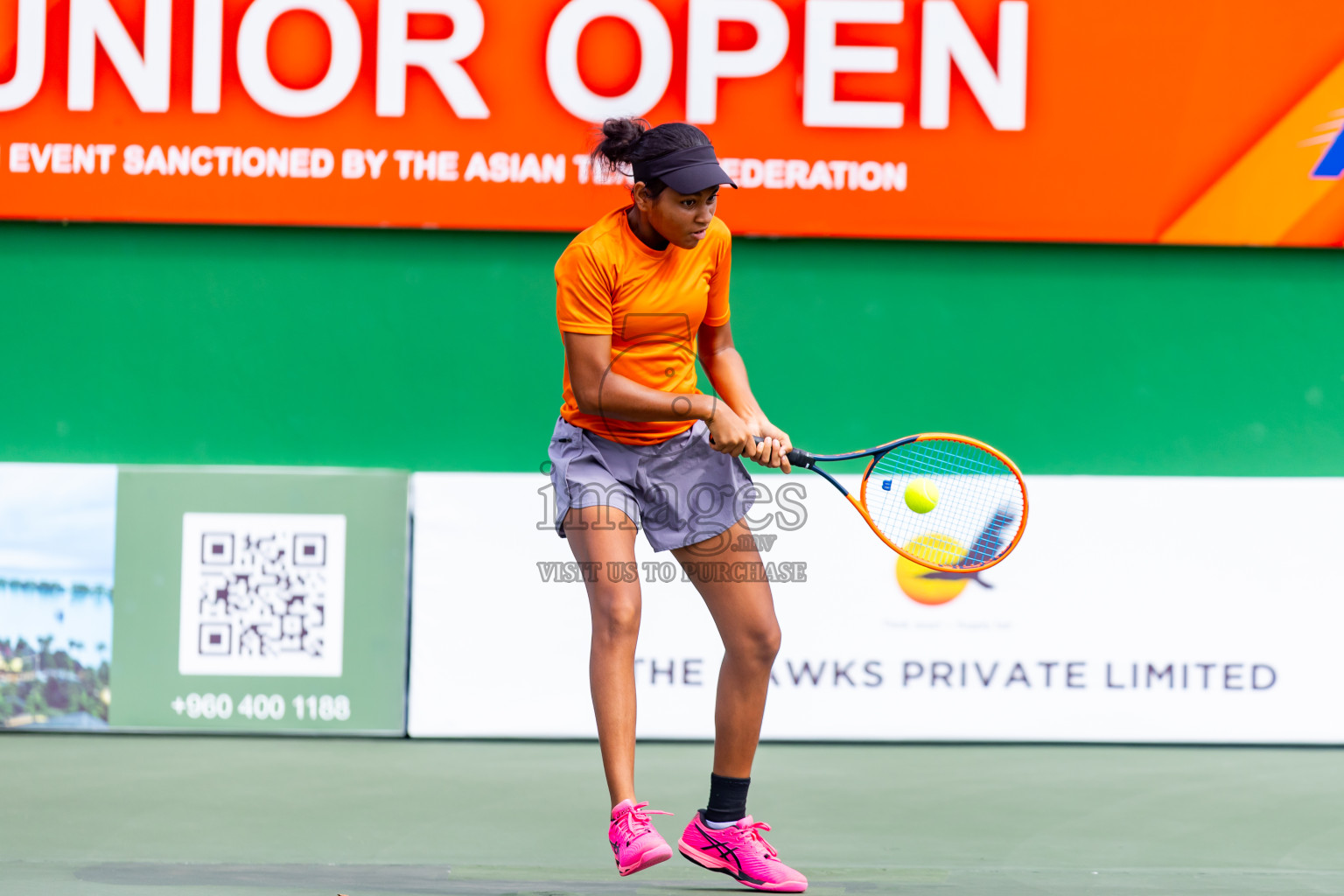 Day 5 of ATF Maldives Junior Open Tennis was held in Male' Tennis Court, Male', Maldives on Monday, 16th December 2024. Photos: Nausham Waheed/ images.mv