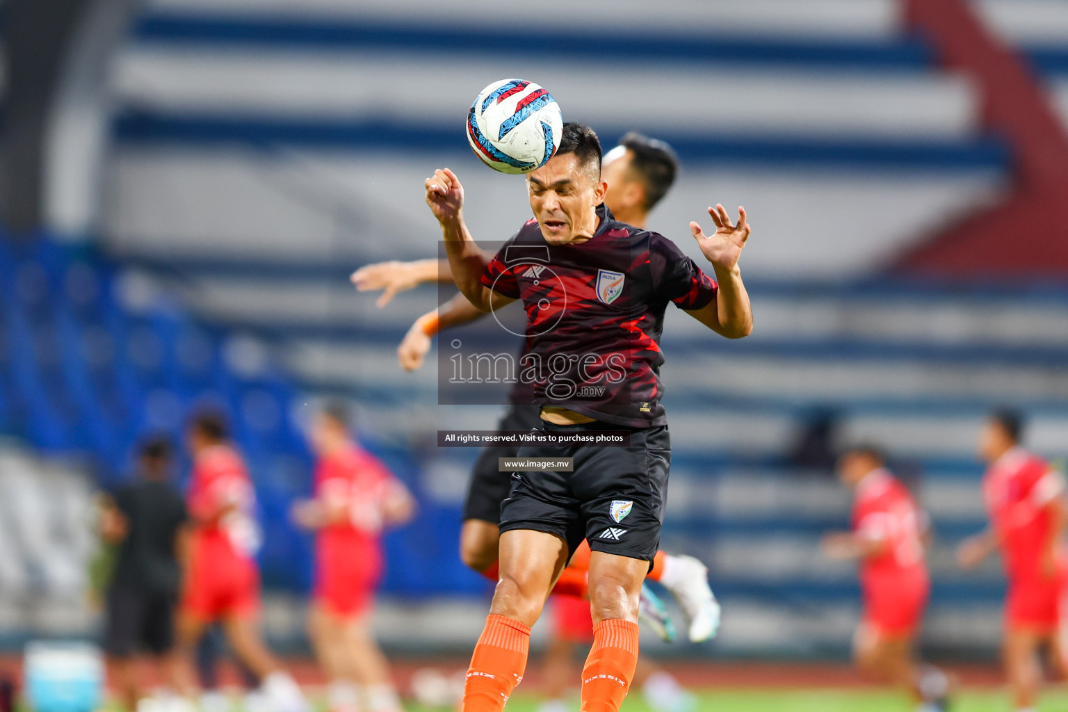 Nepal vs India in SAFF Championship 2023 held in Sree Kanteerava Stadium, Bengaluru, India, on Saturday, 24th June 2023. Photos: Nausham Waheed, Hassan Simah / images.mv