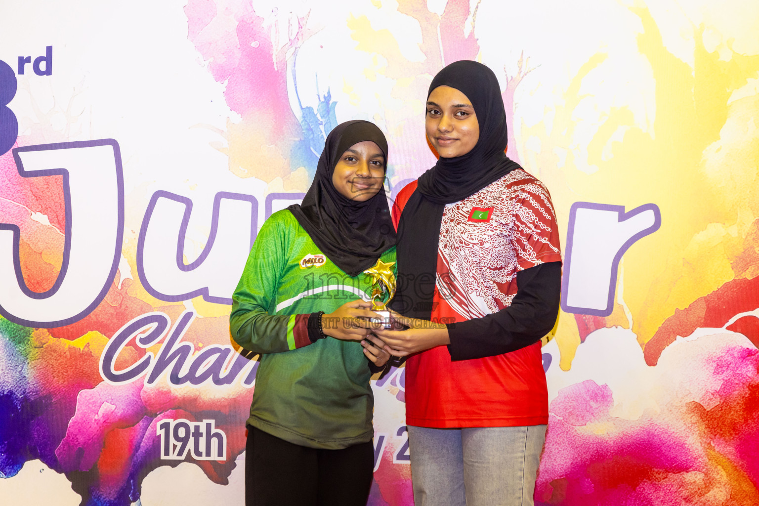 Closing ceremony of 3rd Netball Junior Championship, held at Social Center on Saturday, 25th January 2025 . Photos: Nausham Waheed / images.mv