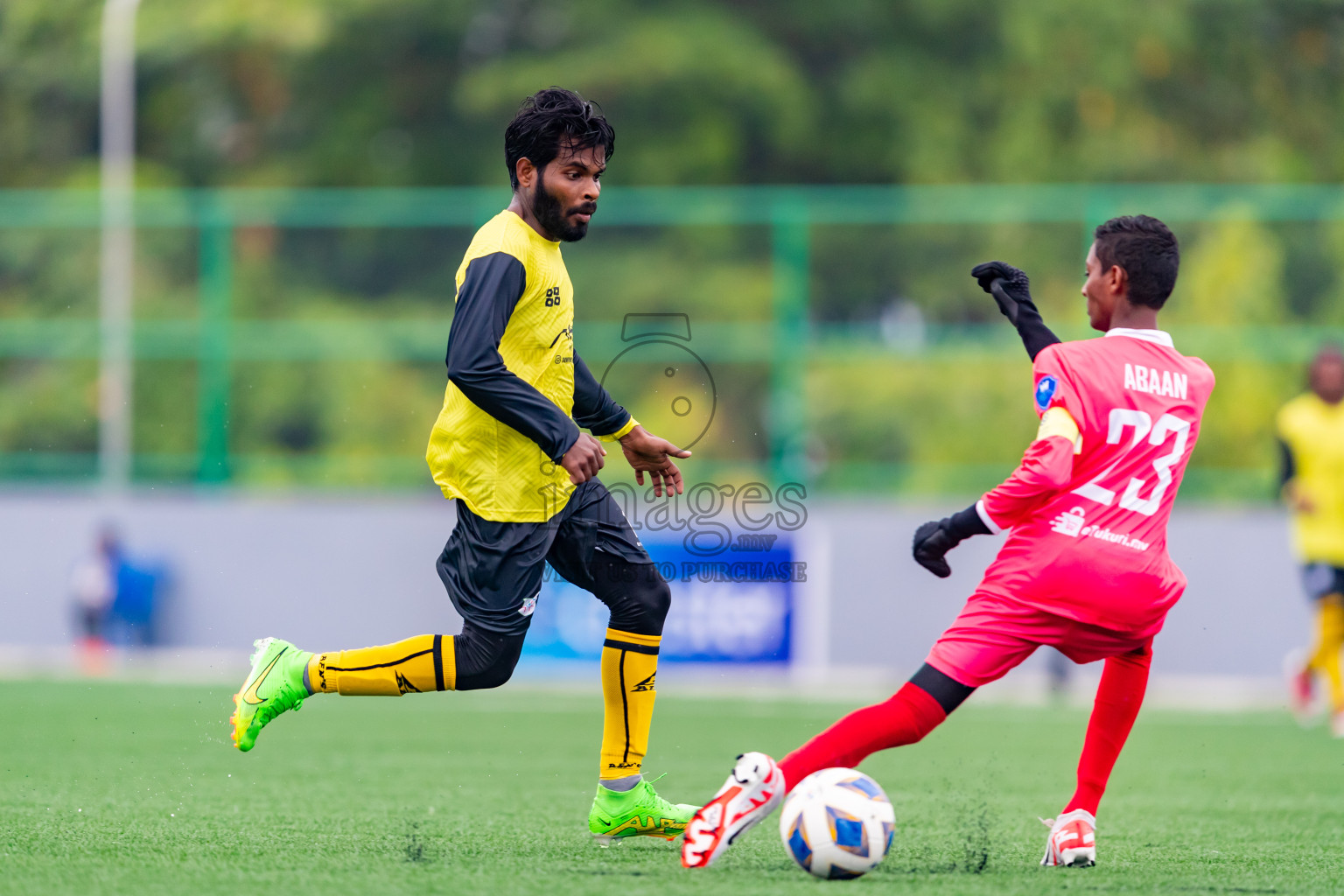 Chester Academy vs Kanmathi Juniorsfrom Manadhoo Council Cup 2024 in N Manadhoo Maldives on Friday, 16th February 2023. Photos: Nausham Waheed / images.mv