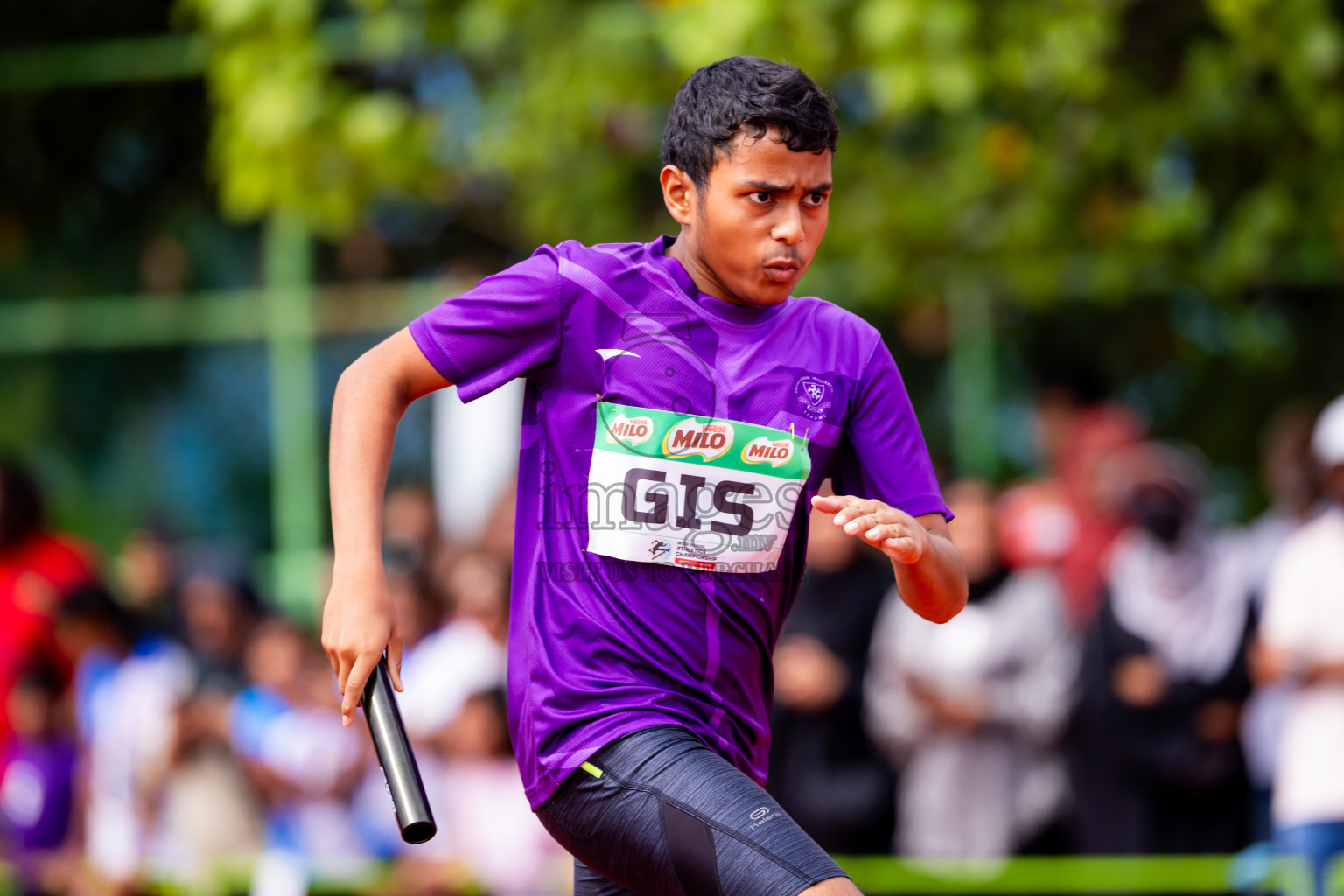 Day 6 of Inter-school Athletics Championship 2025 held in Ekuveni Synthetic Track, Male', Maldives on Sunday, 12th October 2025. Photos by: Nausham Waheed / Images.mv