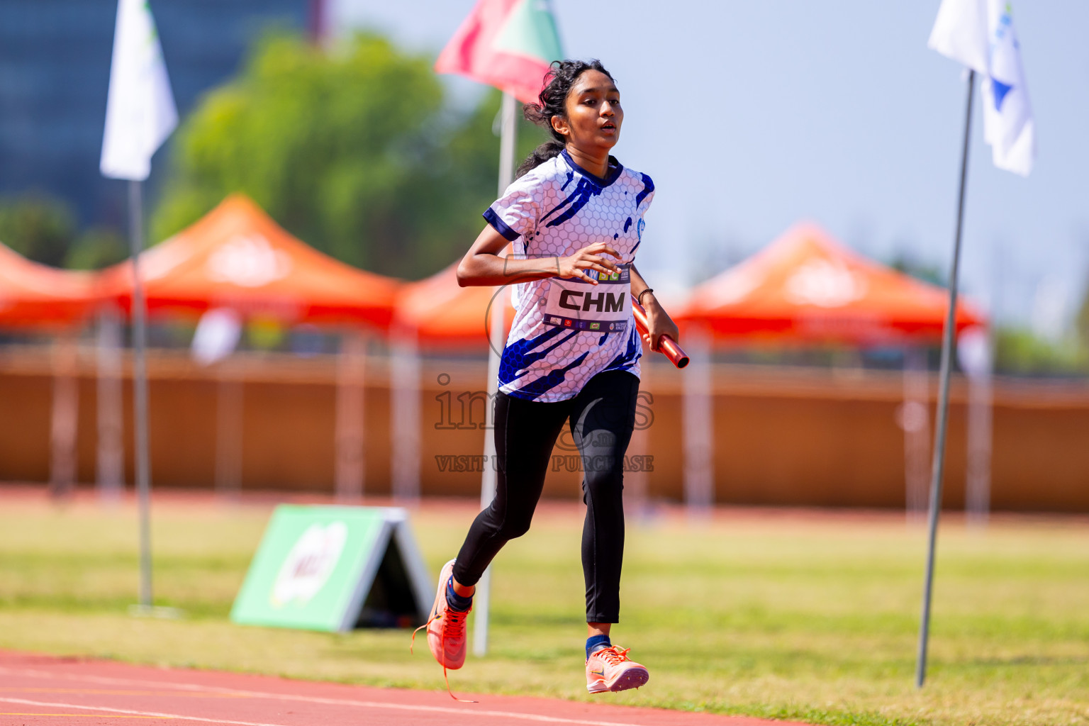 Day 6 of MWSC Interschool Athletics Championships 2024 held in Hulhumale Running Track, Hulhumale, Maldives on Thursday, 14th November 2024. Photos by: Nausham Waheed / Images.mv