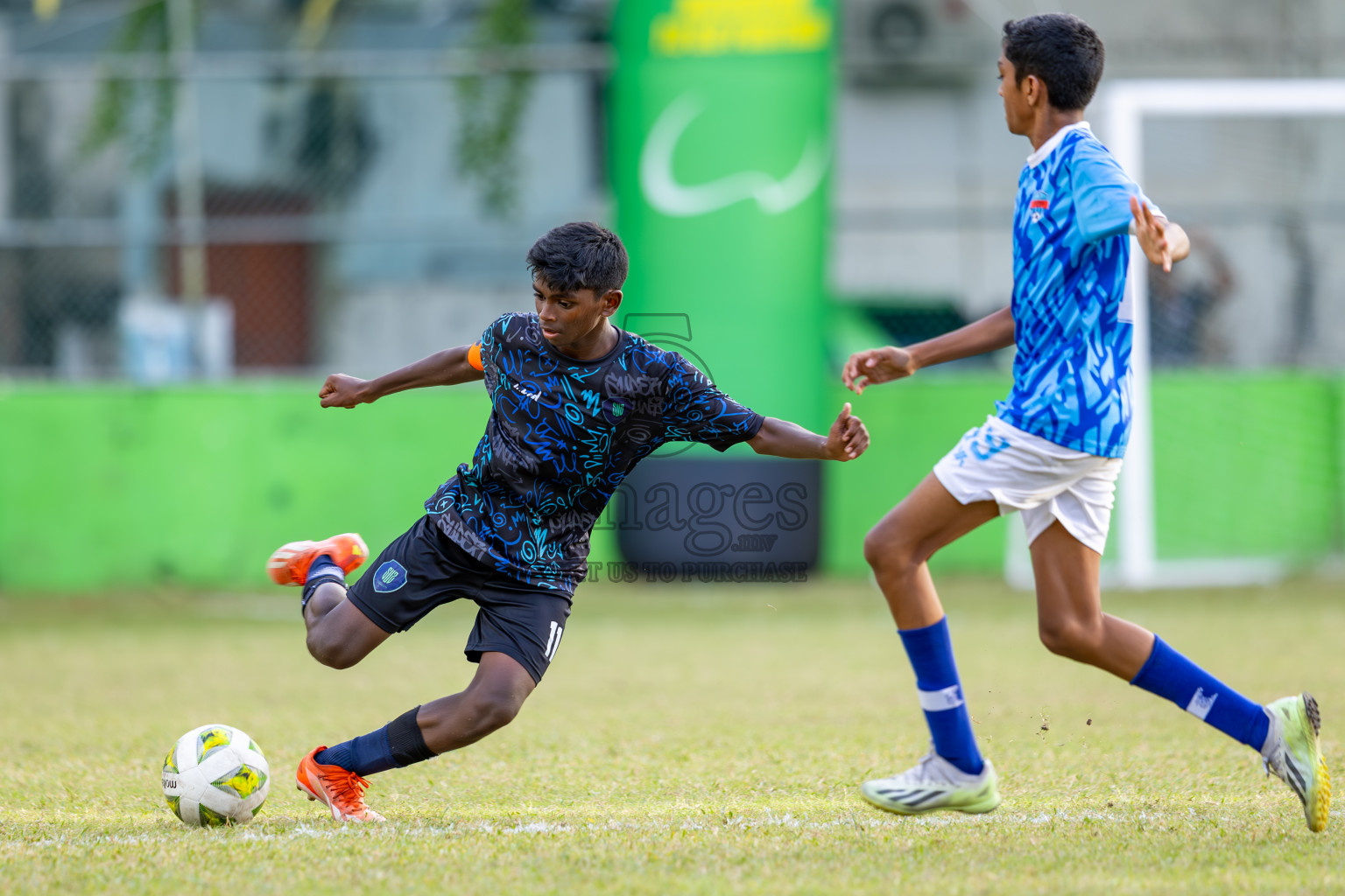 Day 4 of MILO Academy Championship 2024 (U-14) was held in Henveyru Stadium, Male', Maldives on Sunday, 3rd November 2024. Photos: Ismail Thoriq / Images.mv