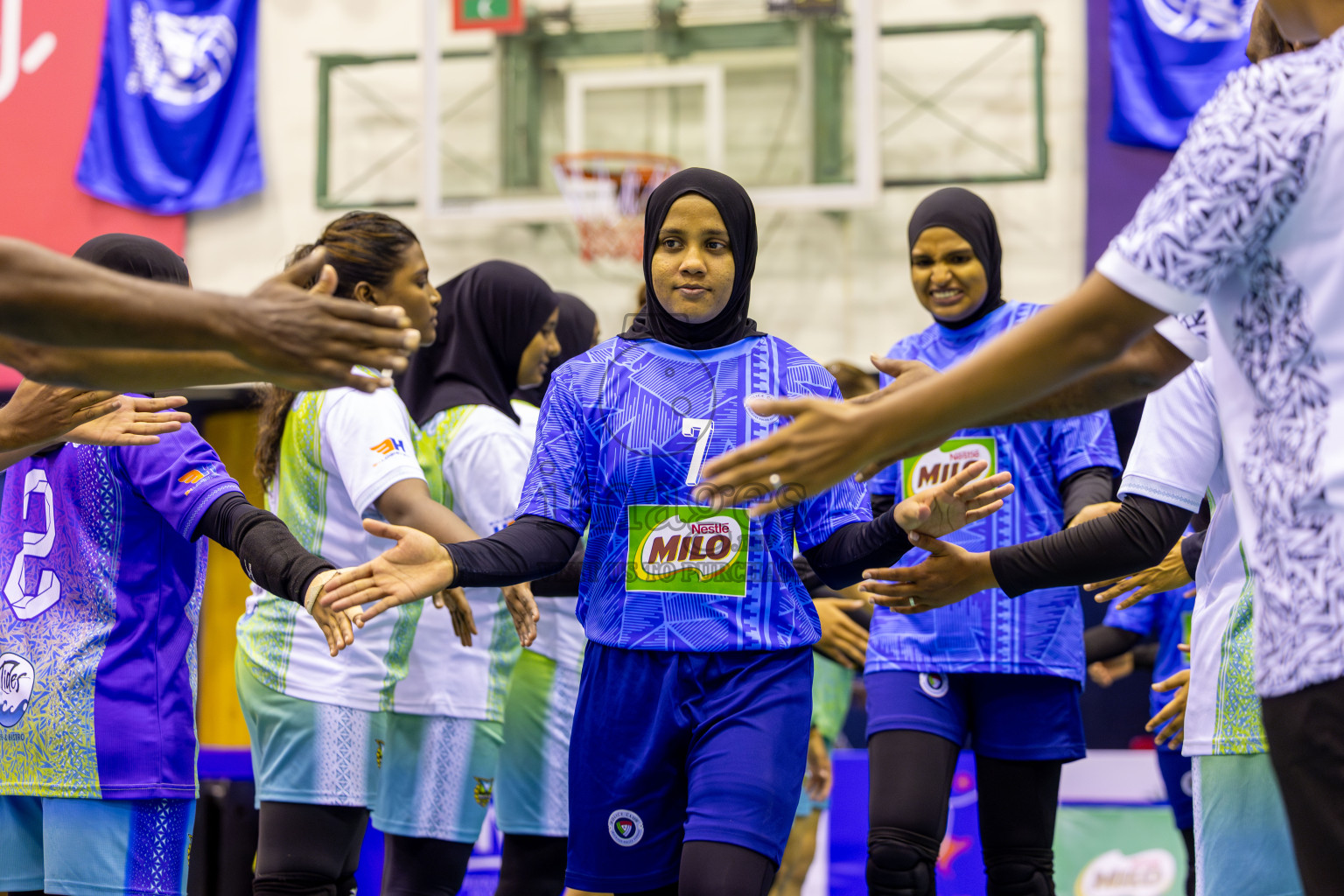 Police Club vs Club Wamco in the Final of Women's Division of VAM Cup 2025 held in Male', Maldives on Thursdsay, 17th April 2025 at Social Center Indoor Hall Photos By: Nausham Waheed / images.mv