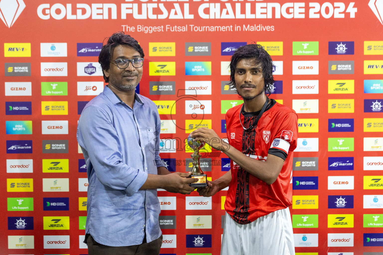 L Maamendhoo vs L Hithadhoo in Day 20 of Golden Futsal Challenge 2024 was held on Saturday , 3rd February 2024 in Hulhumale', Maldives Photos: Nausham Waheed / images.mv