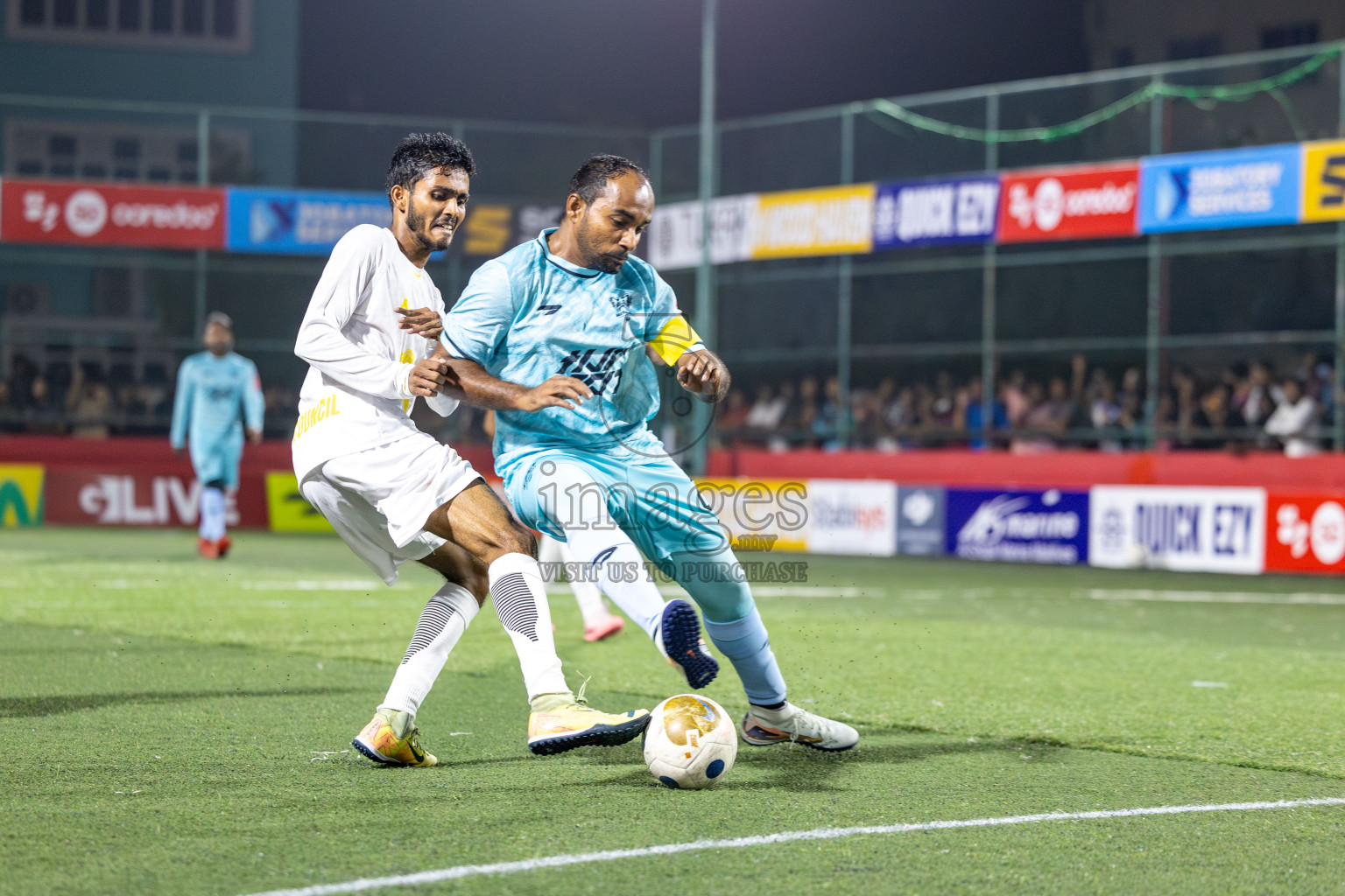 HDg Finey vs HDh Makunudhoo in Day 13 of Golden Futsal Challenge 2025 was held on Friday, 17th January 2025, in Hulhumale', Maldives 
Photos: Hassan Simah / images.mv