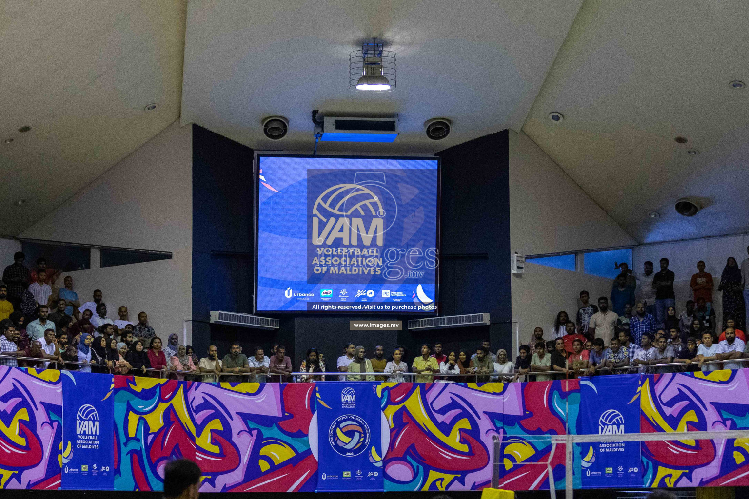 Final of Inter Company-Office Volleyball Tournament 2023 was held in Social Center, Male', Maldives on Saturday, 20th May 2023.  Photos: Ismail Thoriq / images.mv