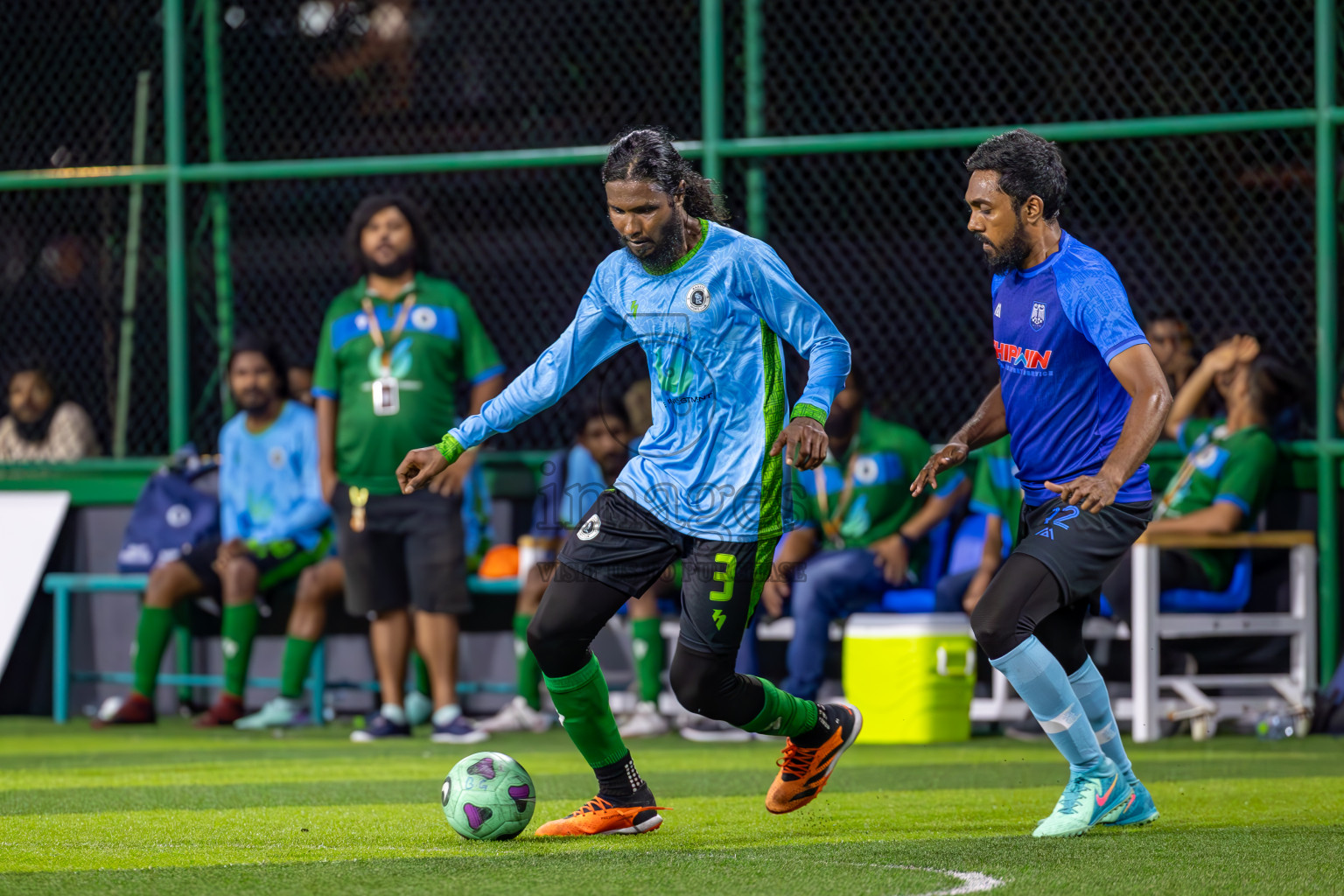 Baakee Sports Club vs FC Calms Blue in Day 9 of BG Futsal Challenge 2024 was held on Wednesday, 20th March 2024, in Male', Maldives
Photos: Ismail Thoriq / images.mv