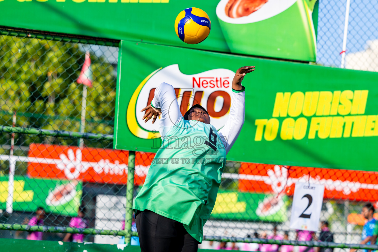 Day 13 of Interschool Volleyball Tournament 2024 was held in Ekuveni Volleyball Court at Male', Maldives on Thursday, 5th December 2024. Photos: Nausham Waheed / images.mv