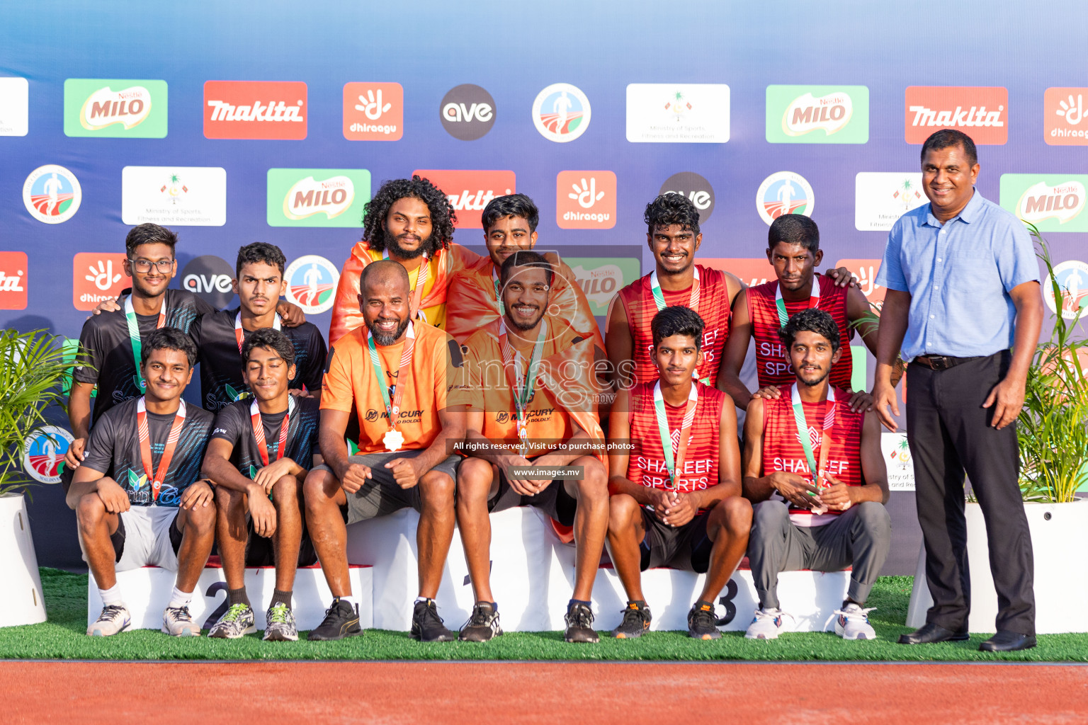 Day 3 of National Athletics Championship 2023 was held in Ekuveni Track at Male', Maldives on Saturday, 25th November 2023. Photos: Nausham Waheed / images.mv