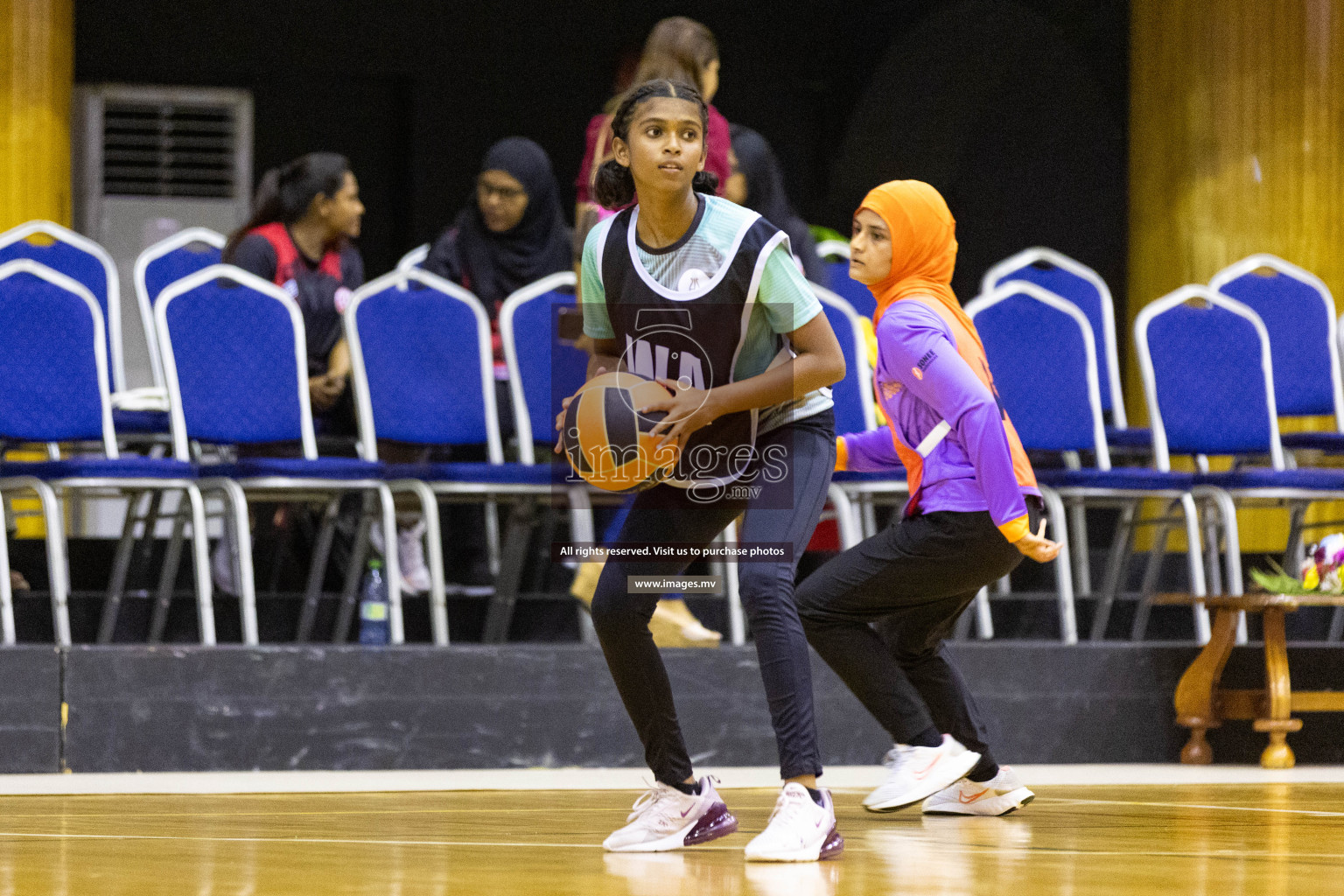 Day2 of 24th Interschool Netball Tournament 2023 was held in Social Center, Male', Maldives on 28th October 2023. Photos: Nausham Waheed / images.mv