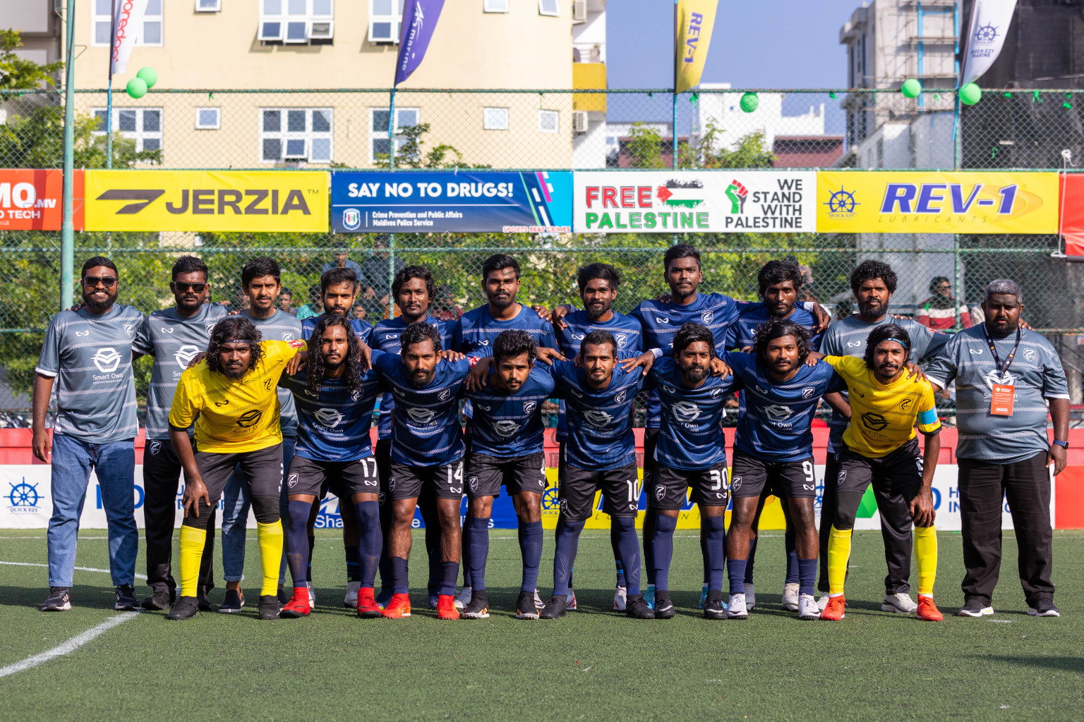 K Gaafaru vs K Kaashidhoo in Day 19 of Golden Futsal Challenge 2024 was held on Friday, 2nd February 2024, in Hulhumale', Maldives
Photos: Ismail Thoriq / images.mv