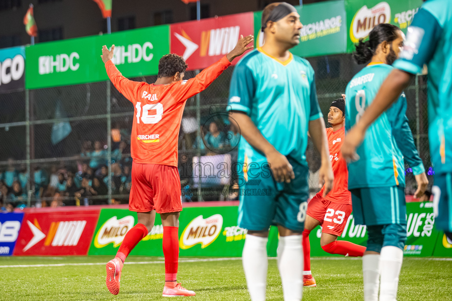 Day 1 of Milo Sector League 2025 was held in Rehendhi Futsal Ground, Hulhumale', Maldives on Saturday, 1st November 2025. 

Photos: Hassan Simah / images.mv