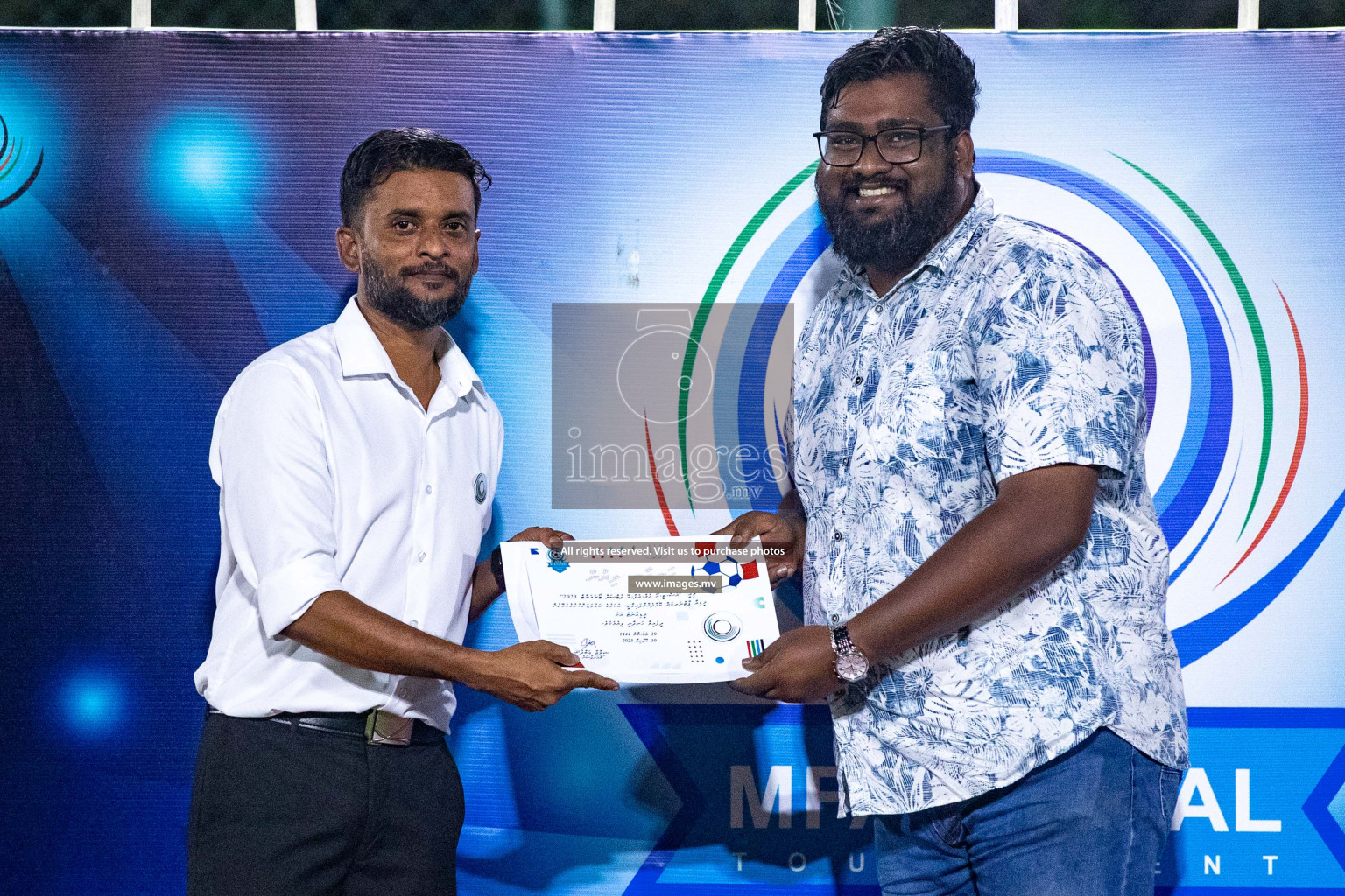 Final of MFA Futsal Tournament 2023 on 10th April 2023 held in Hulhumale'. Photos: Nausham waheed /images.mv