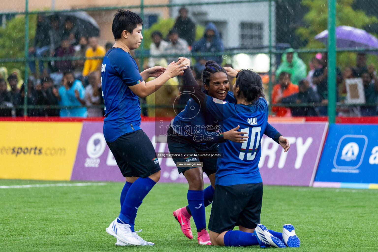 WAMCO vs Team Fenaka in Eighteen Thirty Women's Futsal Fiesta 2022 was held in Hulhumale', Maldives on Friday, 14th October 2022. Photos: Hassan Simah / images.mv