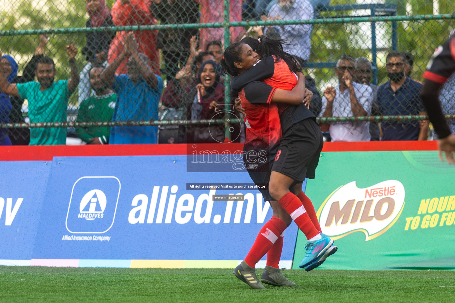 MPL vs Team Fenaka in Eighteen Thirty Women's Futsal Fiesta 2022 was held in Hulhumale', Maldives on Wednesday, 12th October 2022. Photos: Ismail Thoriq / images.mv