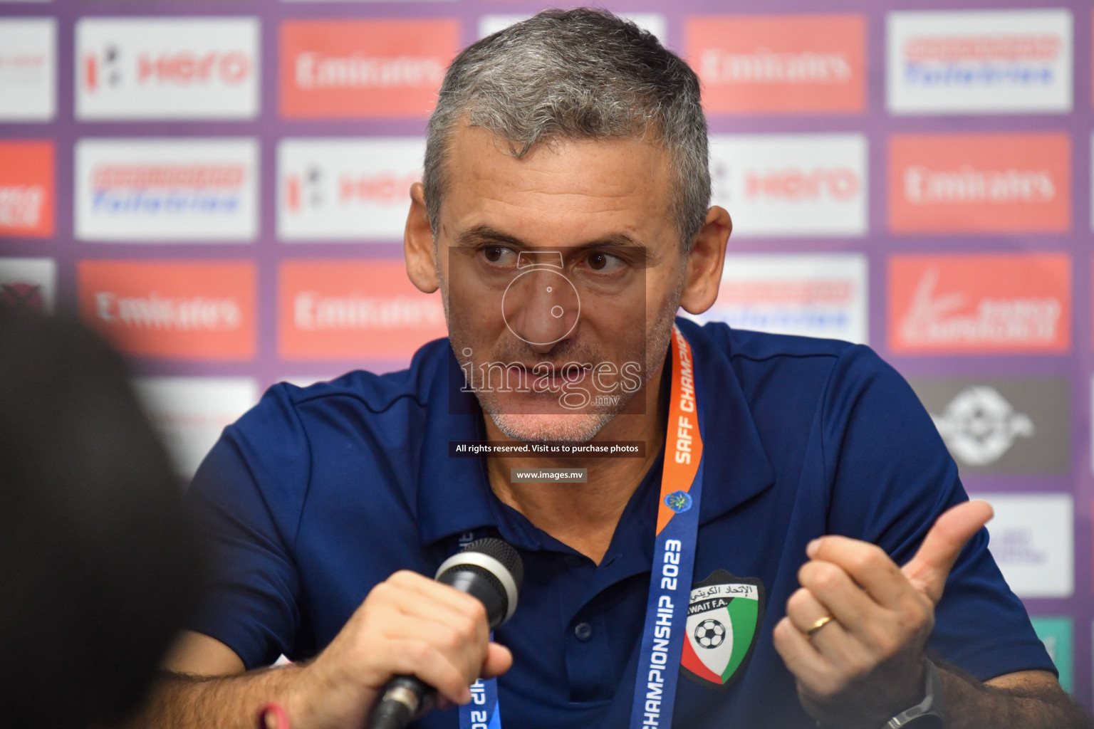 Kuwait vs Bangladesh in the Semi-final of SAFF Championship 2023 held in Sree Kanteerava Stadium, Bengaluru, India, on Saturday, 1st July 2023. Photos: Nausham Waheed, Hassan Simah / images.mv