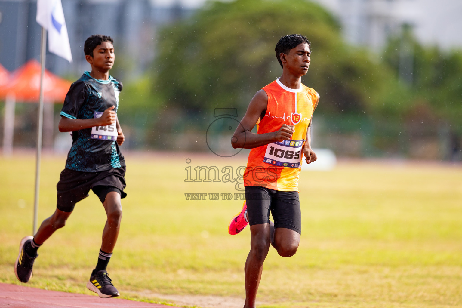 Day 3 of MWSC Interschool Athletics Championships 2024 held in Hulhumale Running Track, Hulhumale, Maldives on Monday, 11th November 2024. 
Photos by: Hassan Simah / Images.mv