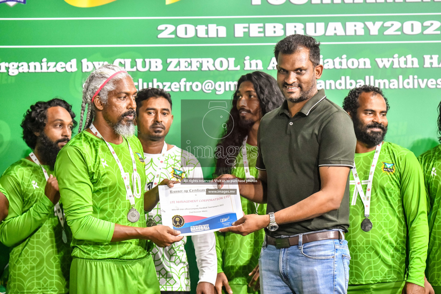 Final of Milo 6th Inter Office Handball Tournament 2022 - Photos by Nausham Waheed