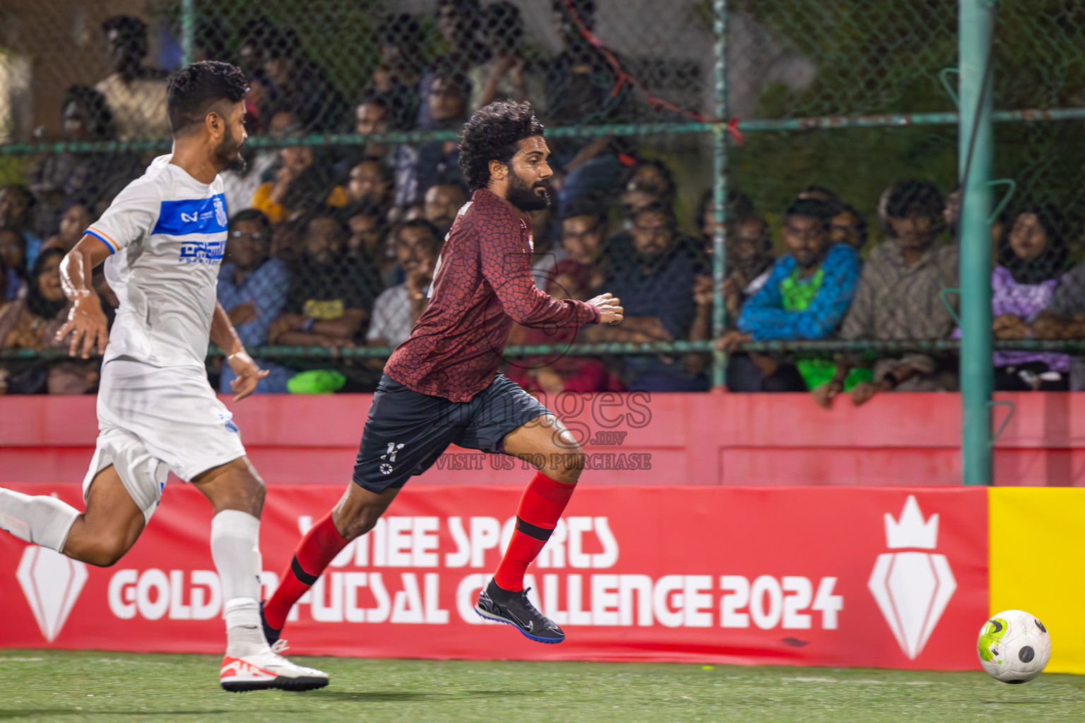 Vilimale vs S Hithadhoo in Quarter Finals of Golden Futsal Challenge 2024 which was held on Friday, 1st March 2024, in Hulhumale', Maldives Photos: Ismail Thoriq / images.mv