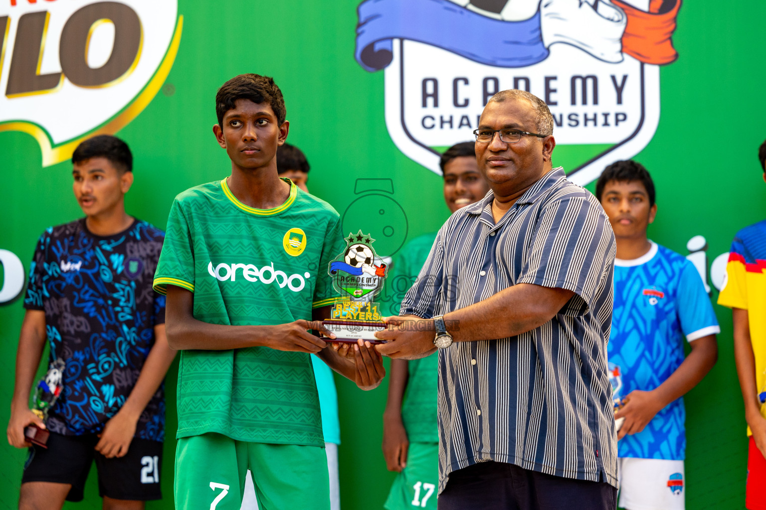 Day 4 of MILO Academy Championship 2024 (U-14) was held in Henveyru Stadium, Male', Maldives on Sunday, 3rd November 2024. Photos: Ismail Thoriq / Images.mv