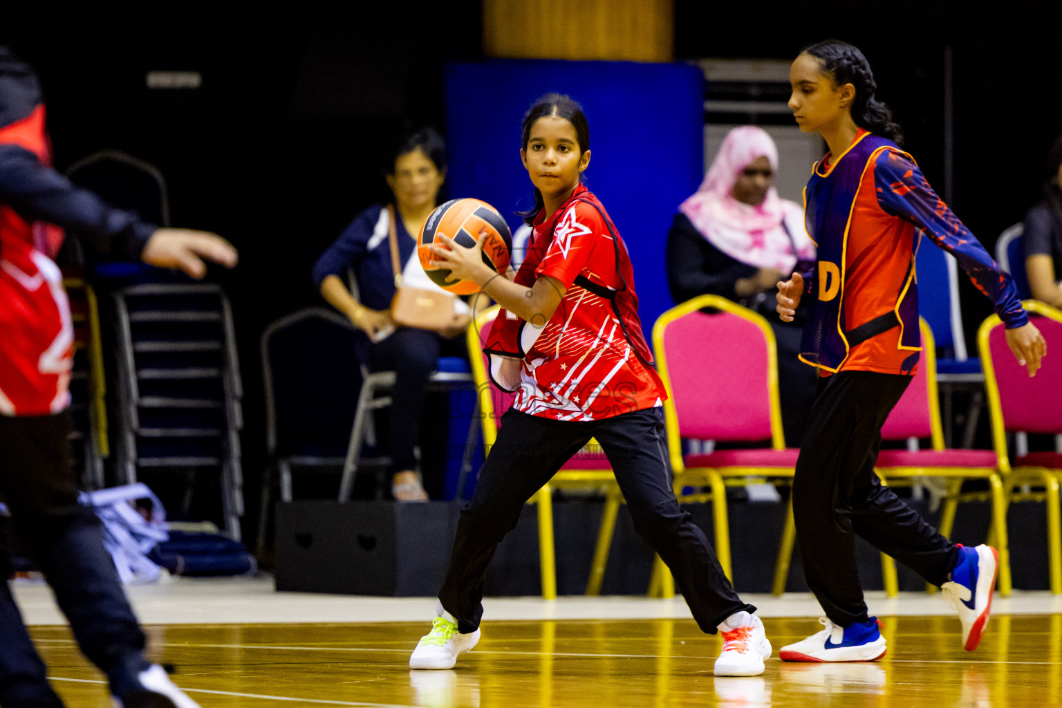 Day 6 of 25th Inter-School Netball Tournament was held in Social Center at Male', Maldives on Thursday, 15th August 2024. Photos: Nausham Waheed / images.mv