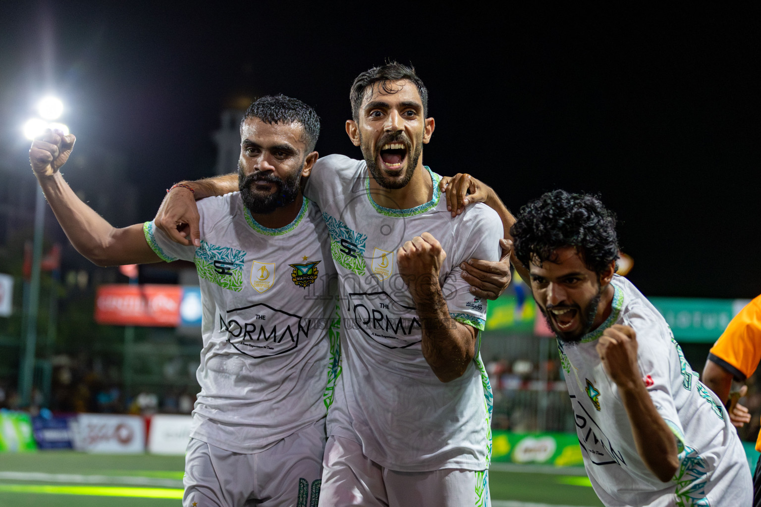 WAMCO vs STELCO RC in the Semi Finals of Club Maldives Cup 2024 held in Rehendi Futsal Ground, Hulhumale', Maldives on Monday, 14th October 2024. Photos: Hassan Simah / images.mv