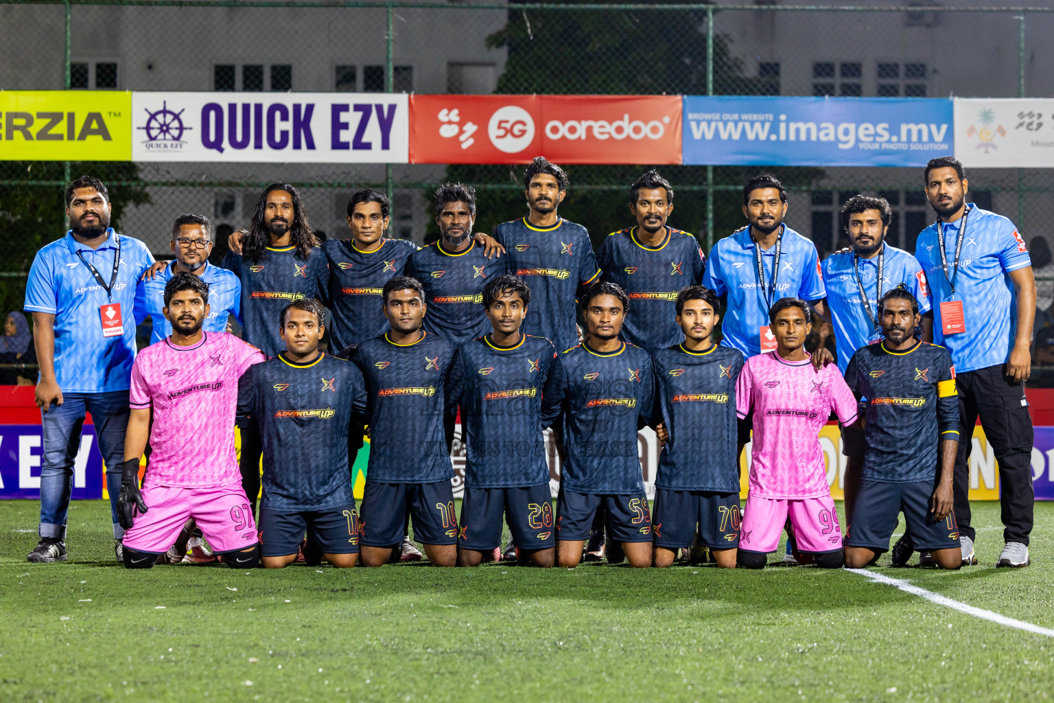 B Thulhaadhoo vs B Fehendhoo in Day 18 of Golden Futsal Challenge 2025 was held on Wednesday, 22nd January 2025, in Hulhumale', Maldives. Photos: Nausham Waheed / images.mv