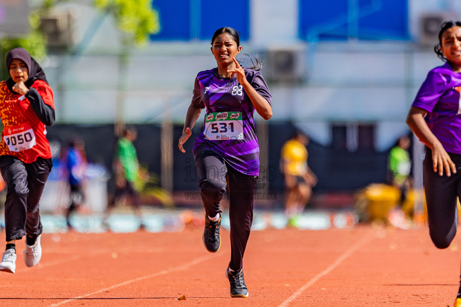 Day 1 of Inter-school Athletics Championship 2025 held in Ekuveni Synthetic Track, Male', Maldives on Monday, 06th October 2025. Photos by: Areef Adam  / Images.mv