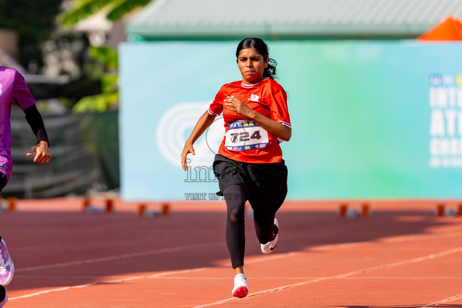 Day 3 of MWSC Interschool Athletics Championships 2024 held in Hulhumale Running Track, Hulhumale, Maldives on Monday, 11th November 2024. Photos by: Nausham Waheed / Images.mv