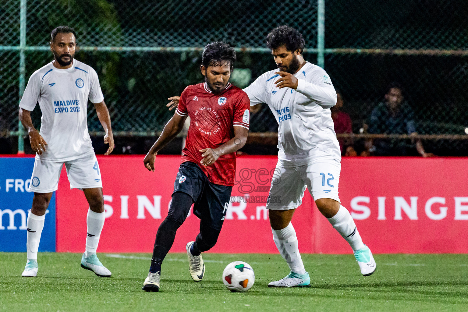 CLUB 220 vs TRADE CLUB in Club Maldives Classic 2024 held in Rehendi Futsal Ground, Hulhumale', Maldives on Thursday, 5th September 2024. Photos: Nausham Waheed / images.mv