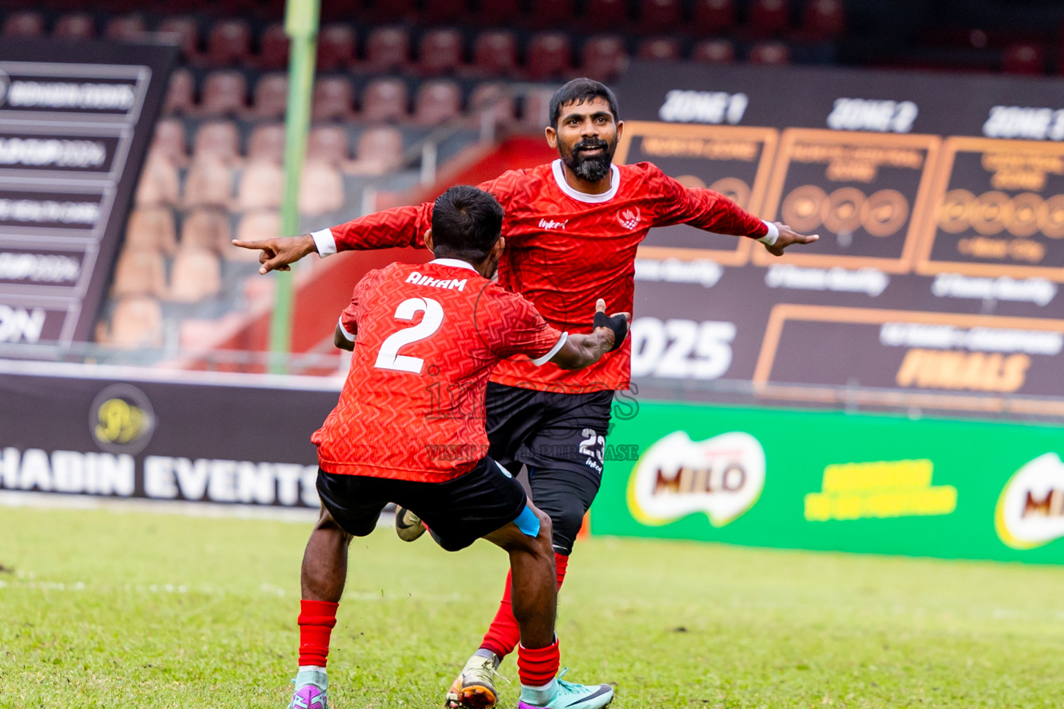 Eydhafushi vs Male' in Semi Finals of Gold Cup 2024 held at National Football Stadium on Saturday, 21st December 2024. Photos: Nausham Waheed / Images.mv