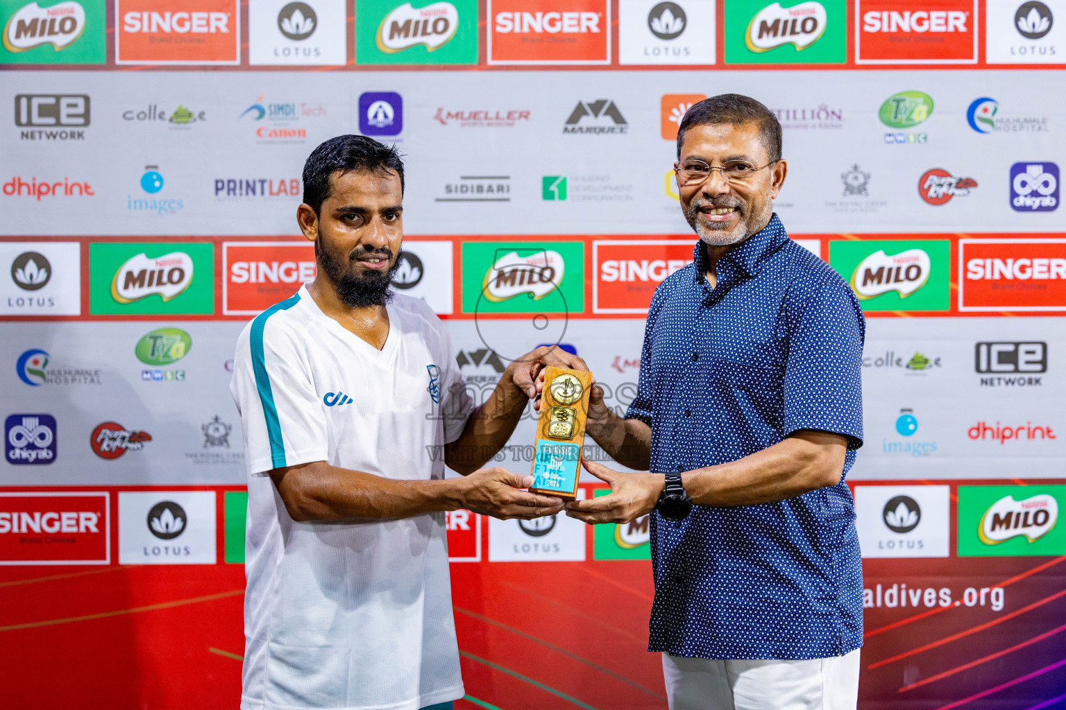 FEHI FAHI CLUB vs POSC in Club Maldives Classic 2024 held in Rehendi Futsal Ground, Hulhumale', Maldives on Sunday, 15th September 2024. Photos: Nausham Waheed / images.mv