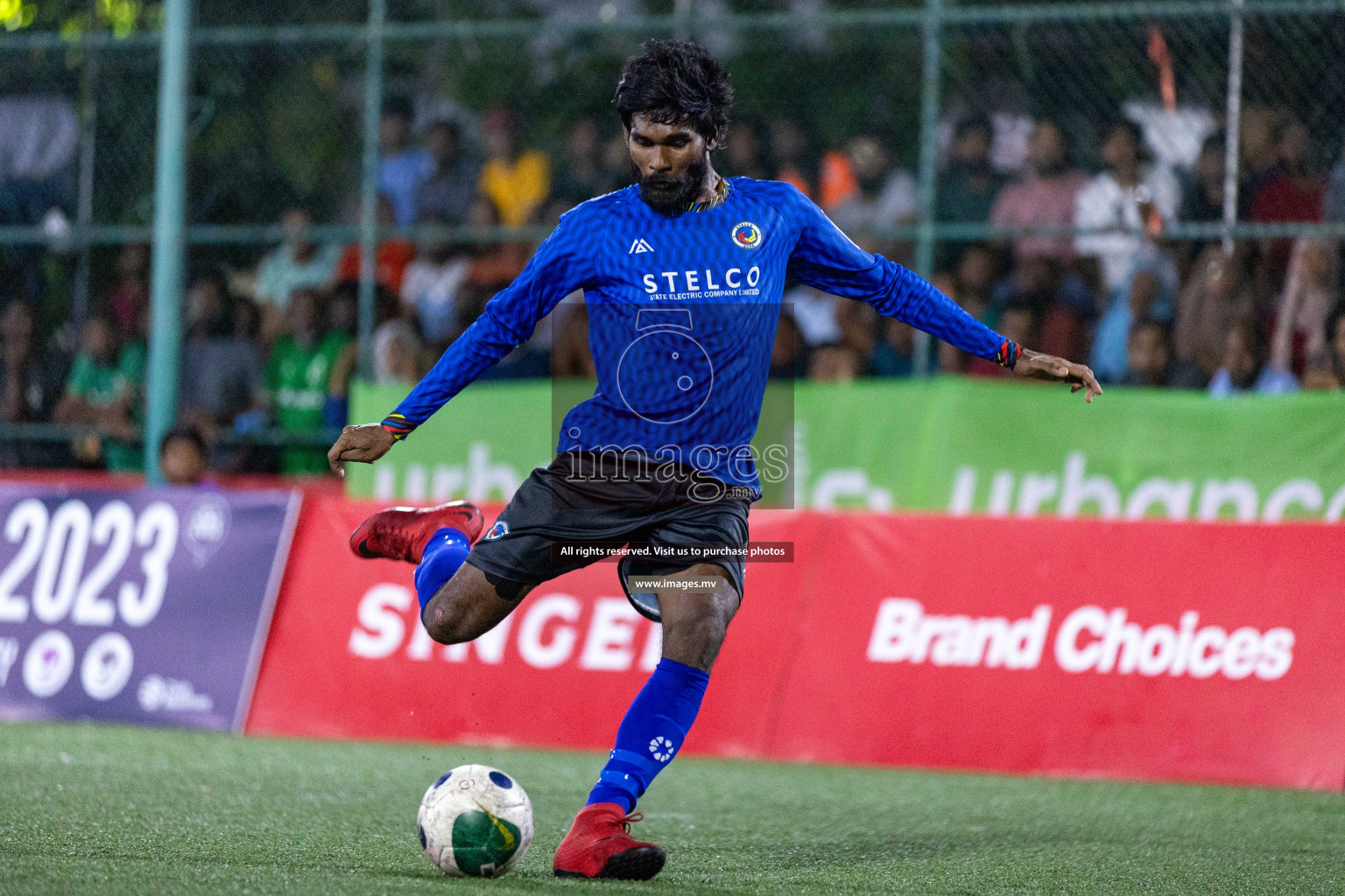 STELCO vs United BML in Quarter Final of Club Maldives Cup 2023 held in Hulhumale, Maldives, on Saturday, 12th August 2023Photos: Nausham Waheed