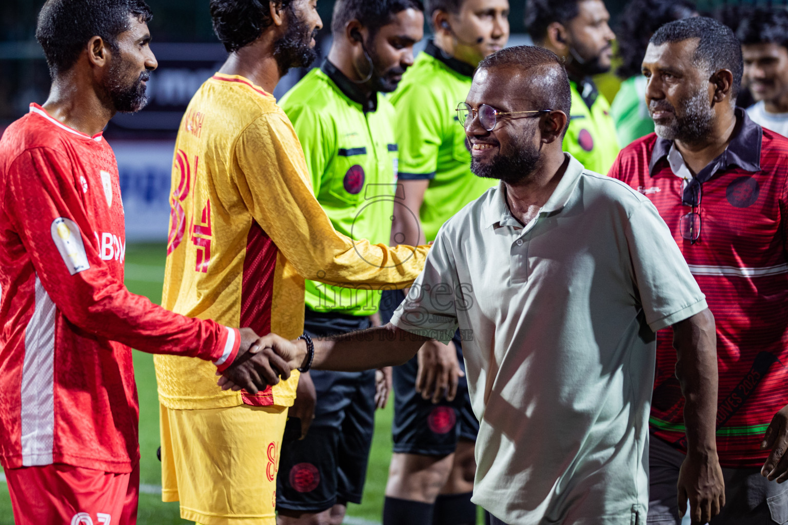 CC SPORTS CLUB vs MYLO CITY SPORTS CLUB in Kings Cup of Club Maldives Cup 2025 held in Rehendi Futsal Ground, Hulhumale', Maldives on Wednesday, 3rd September 2025. Photos: Areef, Yasna / images.mv