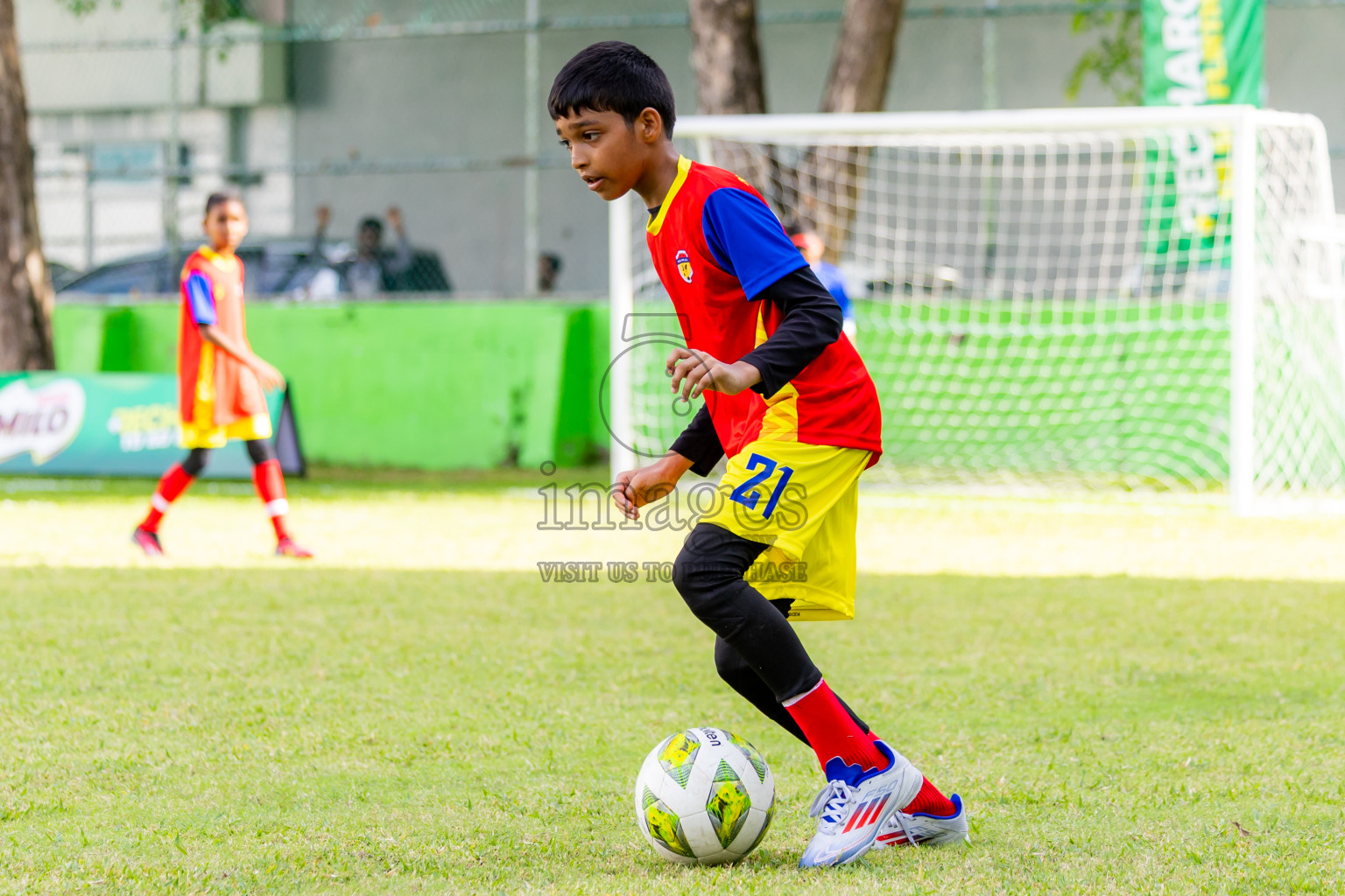 Day 1 of MILO Academy Championship 2025 (U-12) was held at Henveiru Stadium in Male', Maldives on Thursday, 1st May 2025. Photos: Nausham Waheed / images.mv