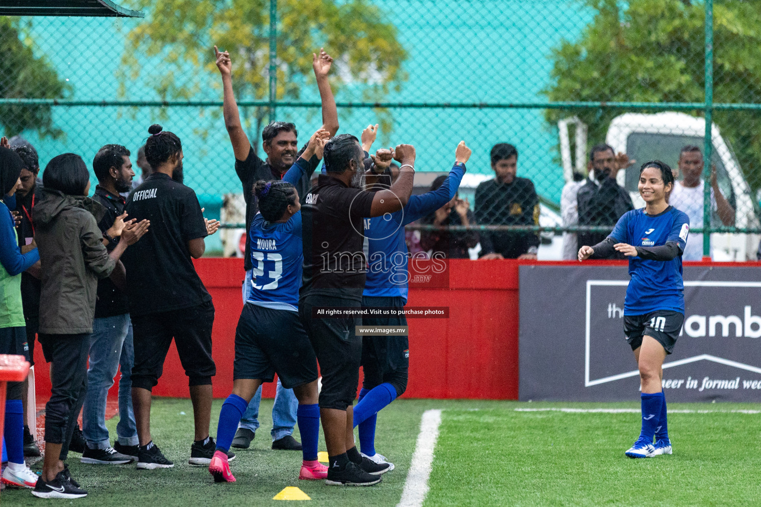 WAMCO vs Team Fenaka in Eighteen Thirty Women's Futsal Fiesta 2022 was held in Hulhumale', Maldives on Friday, 14th October 2022. Photos: Hassan Simah / images.mv