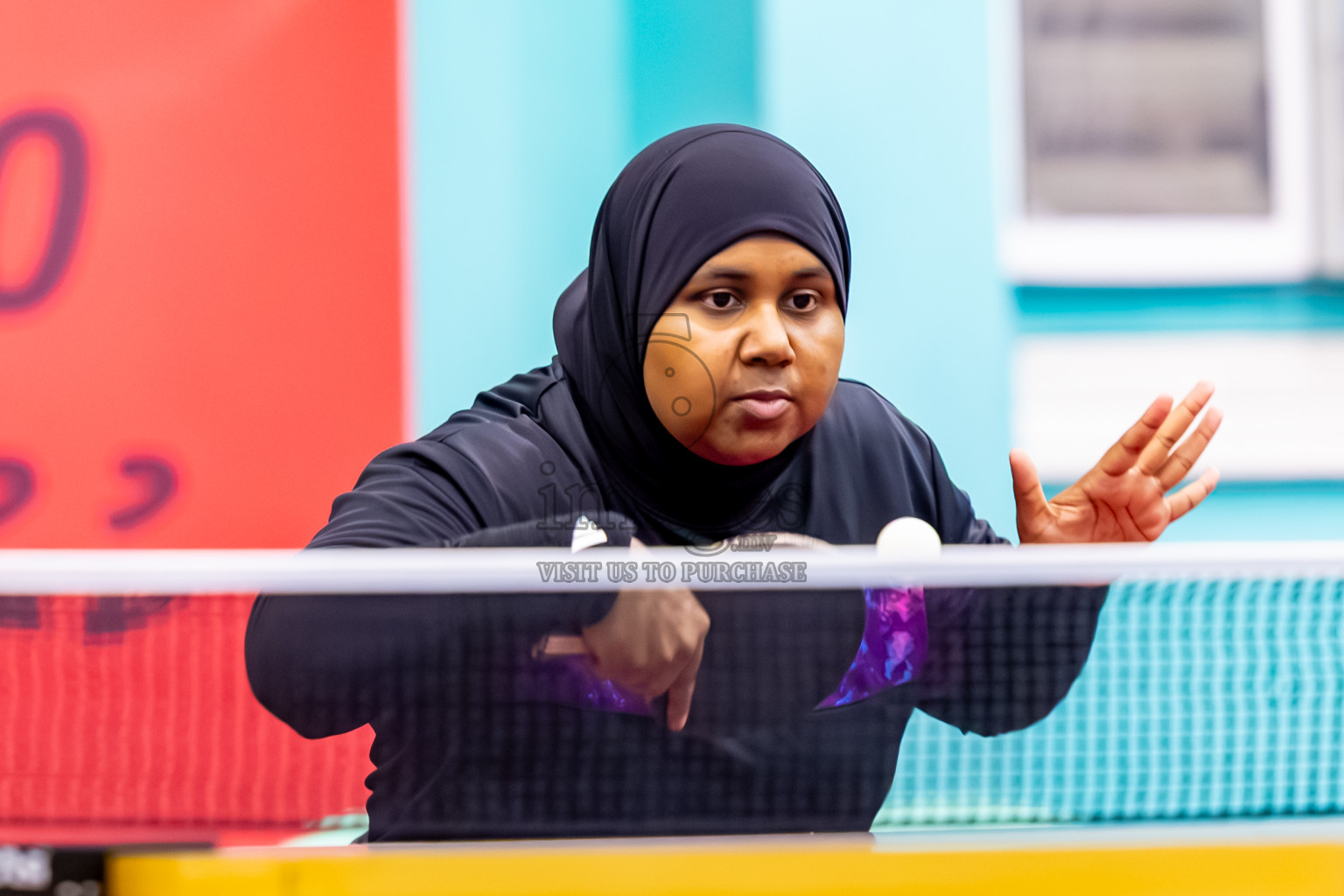 Finals of 30th Table Tennis Association Championship 2025 was held on Saturday, 20th September 2025 in Male' TT Hall, Male', Maldives. Photos: Nausham Waheed / images.mv