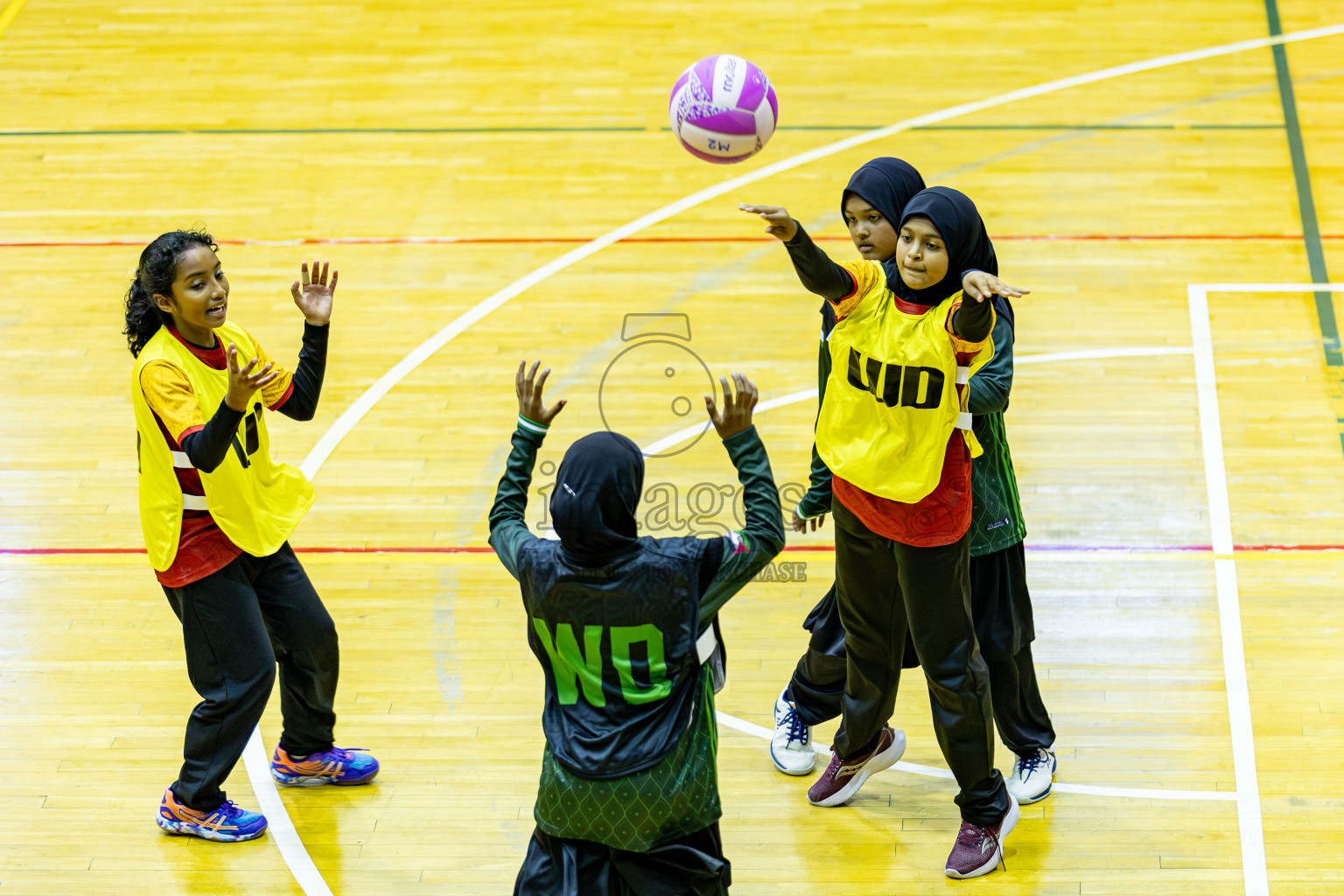 Day 1 of Inter-School Netball Tournament 2025 was held in Social Center Indoor Hall on Saturday, 18th October 2025. Photos: Areef Adam / images.mv