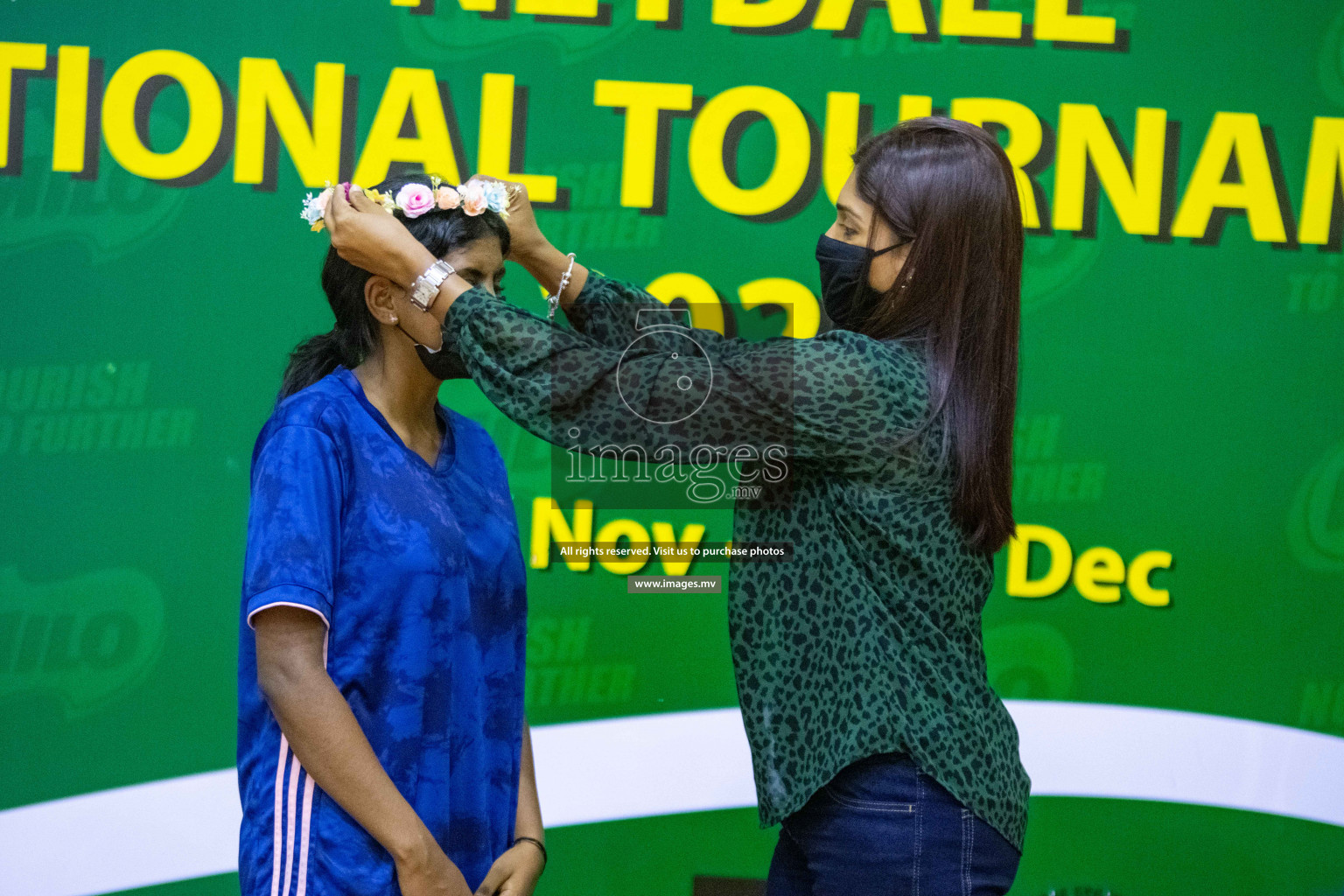 Kulhudhuffushi Youth & R.C vs Club Green Streets in the Finals of Milo National Netball Tournament 2021 (Women's) held on 5th December 2021 in Male', Maldives Photos: Ismail Thoriq / images.mv