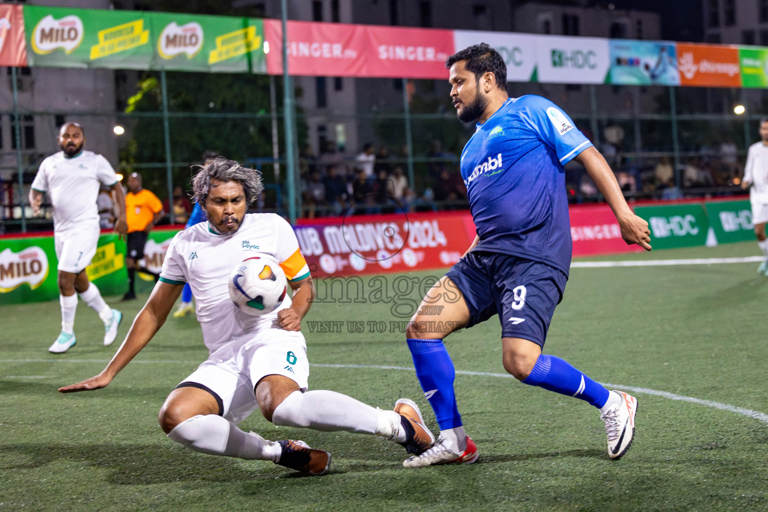 Finance Recreation Club vs Hiyaa Club in Club Maldives Classic 2024 held in Rehendi Futsal Ground, Hulhumale', Maldives on Thursday, 5th September 2024. 
Photos: Hassan Simah / images.mv