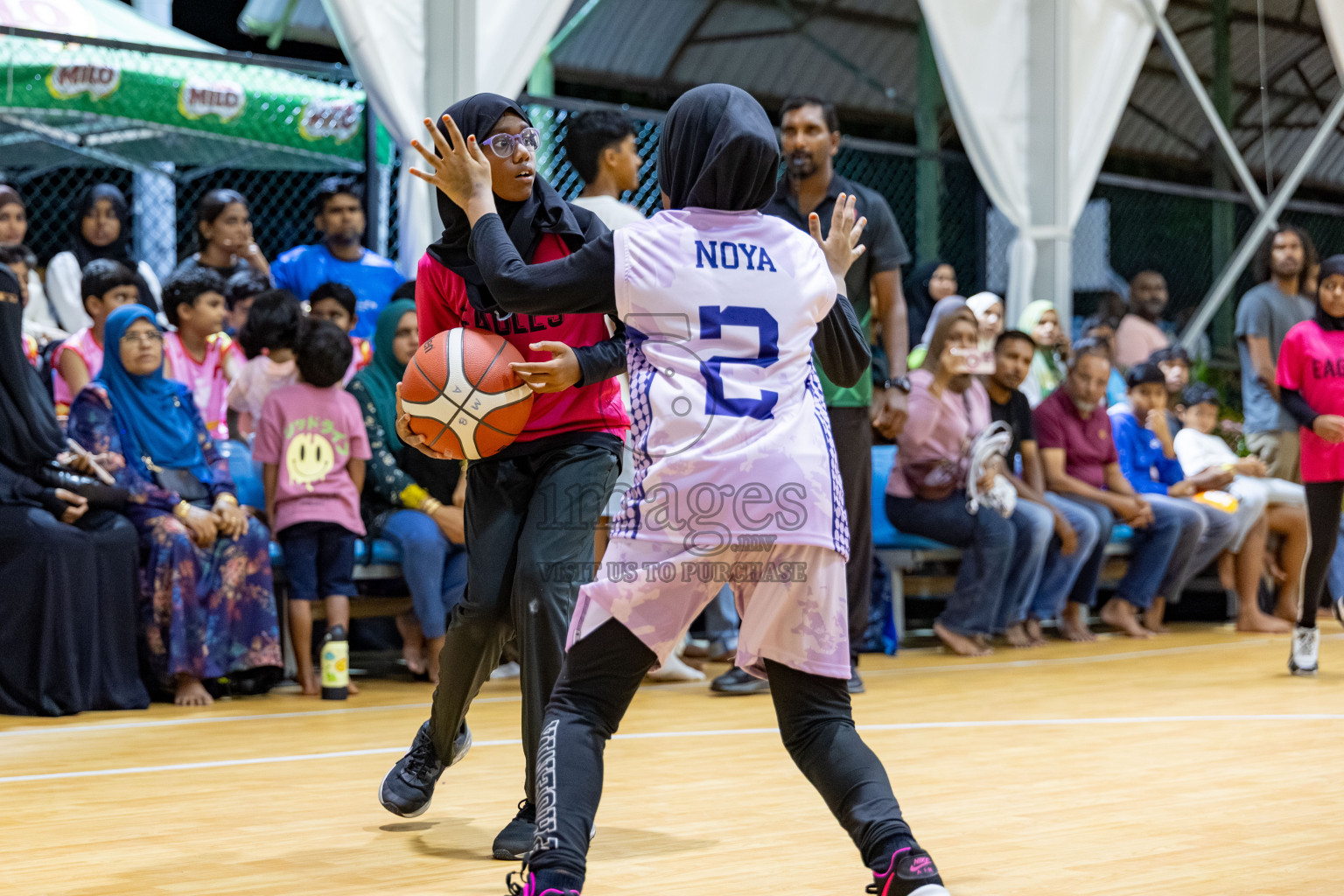 Milo 5 x 5 Junior Challenge 2025 - Basketball tournament held in Basketball Training Center, Male', Maldives on Thursday, 09th October 2025. 
Photo by: Hassan Simah / Images.mv