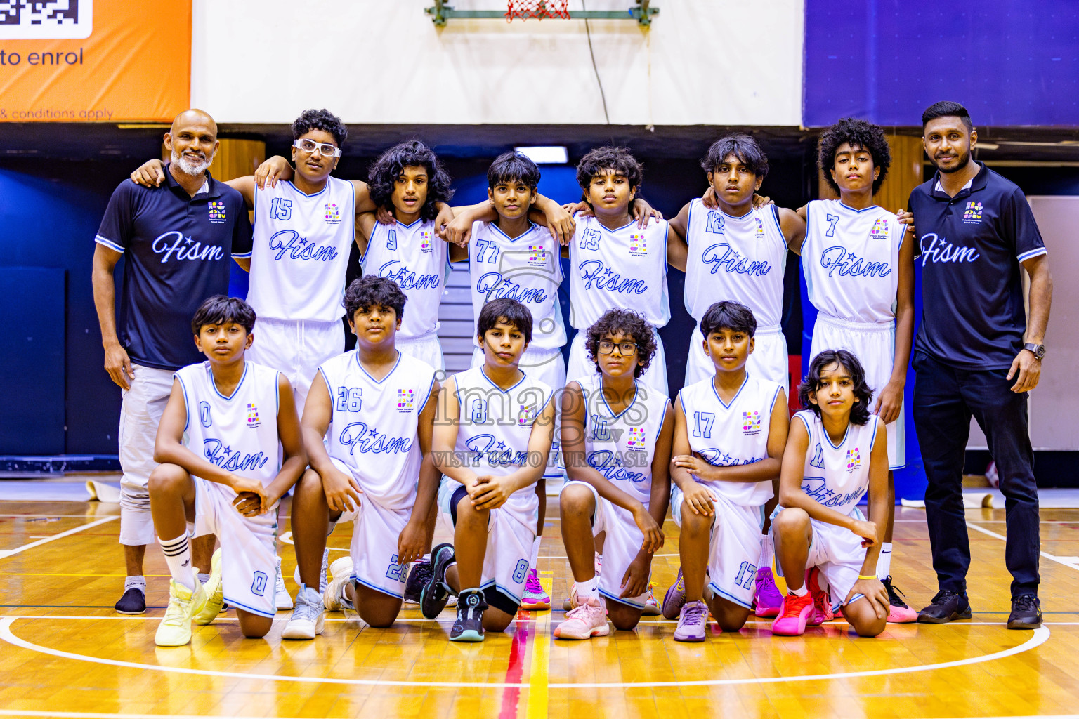 Iskandhar School vs Finland International School in Under 13 Boys Final of Junior Basketball Championship 2024 was held in Social Center, Male', Maldives on Sunday, 15th December 2024. Photos: Nausham Waheed / images.mv