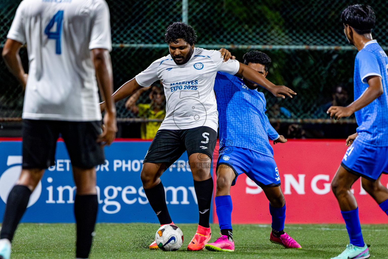 TRADE CLUB vs CLUB NDA in Club Maldives Classic 2024 held in Rehendi Futsal Ground, Hulhumale', Maldives on Thursday, 12th September 2024. Photos: Nausham Waheed / images.mv