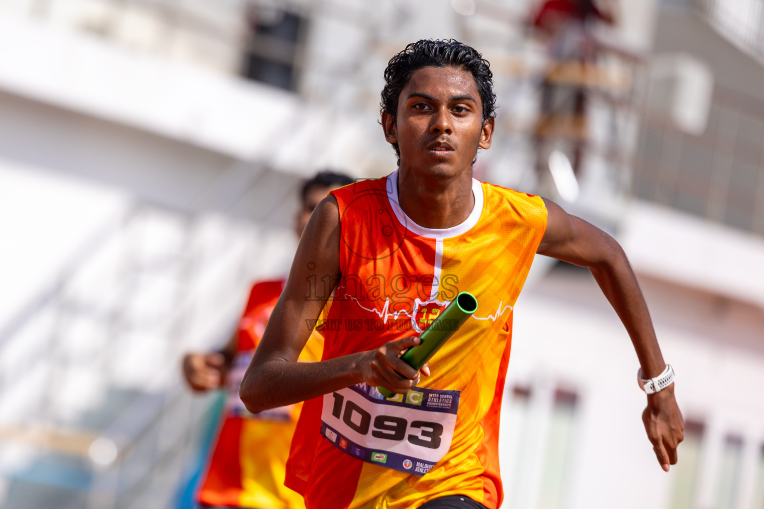 Day 6 of MWSC Interschool Athletics Championships 2024 held in Hulhumale Running Track, Hulhumale, Maldives on Thursday, 14th November 2024. Photos by: Ismail Thoriq / Images.mv