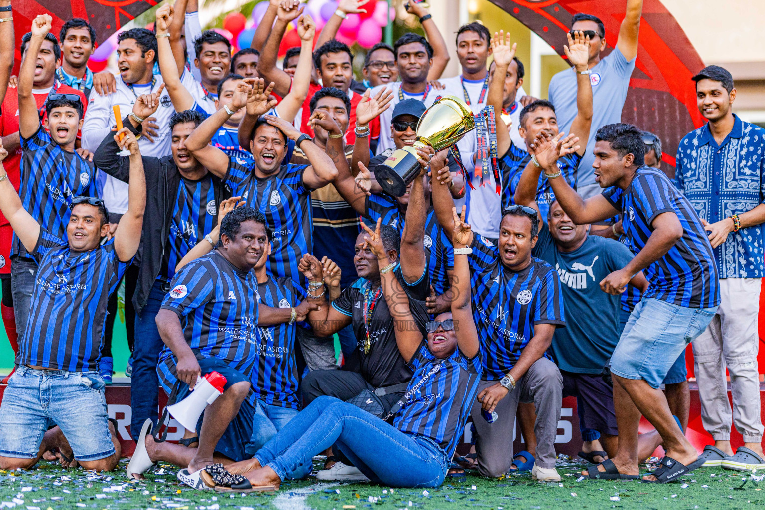 Waldorf Astoria vs SAII Lagoon in Finals of Resort League 2025 (South Male Zone) was held on Sunday, 19th October 2025 in Crossroads's Maldives, Photos: Areef Adam / images.mv